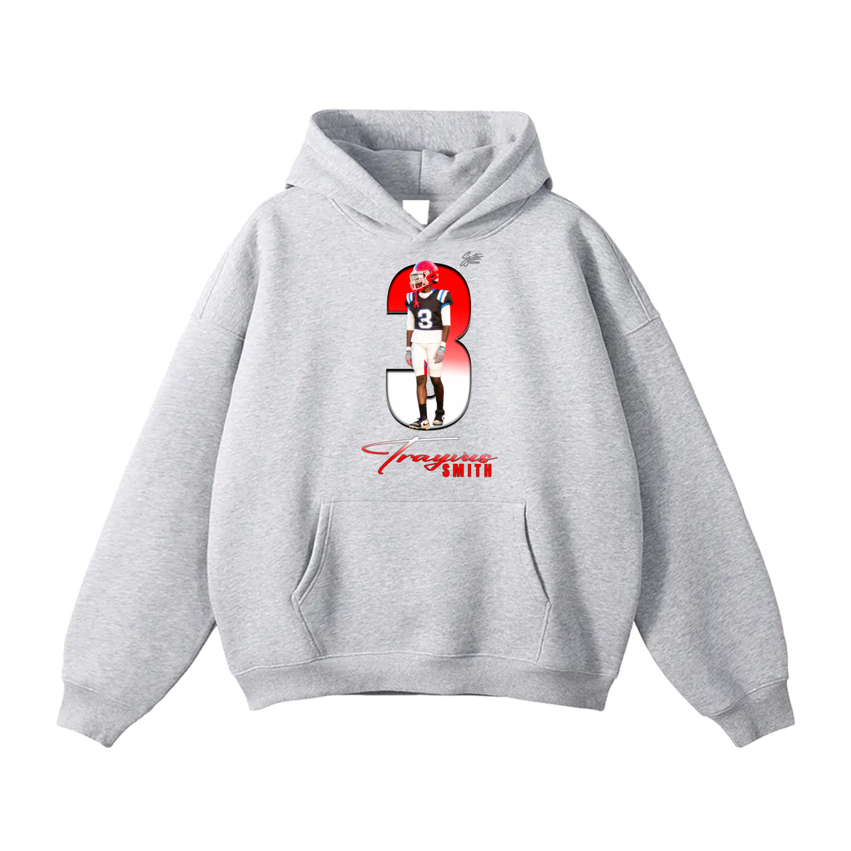 Trayvus Smith Oversize Fleeced Hoodie