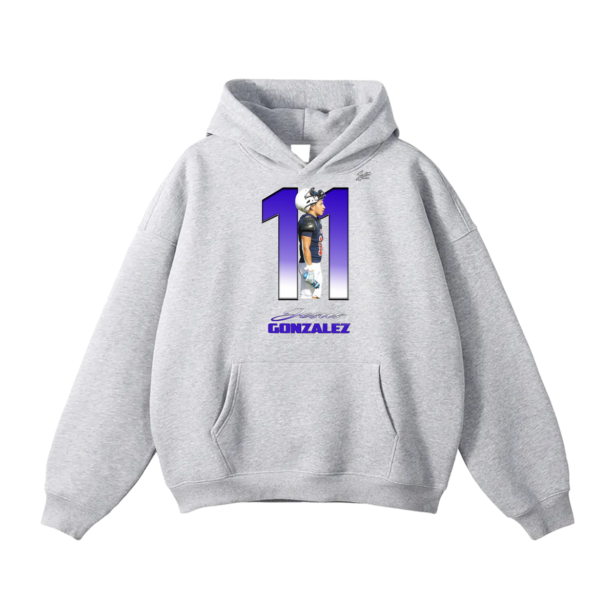 Jesus Gonzalez Oversize Fleeced Hoodie