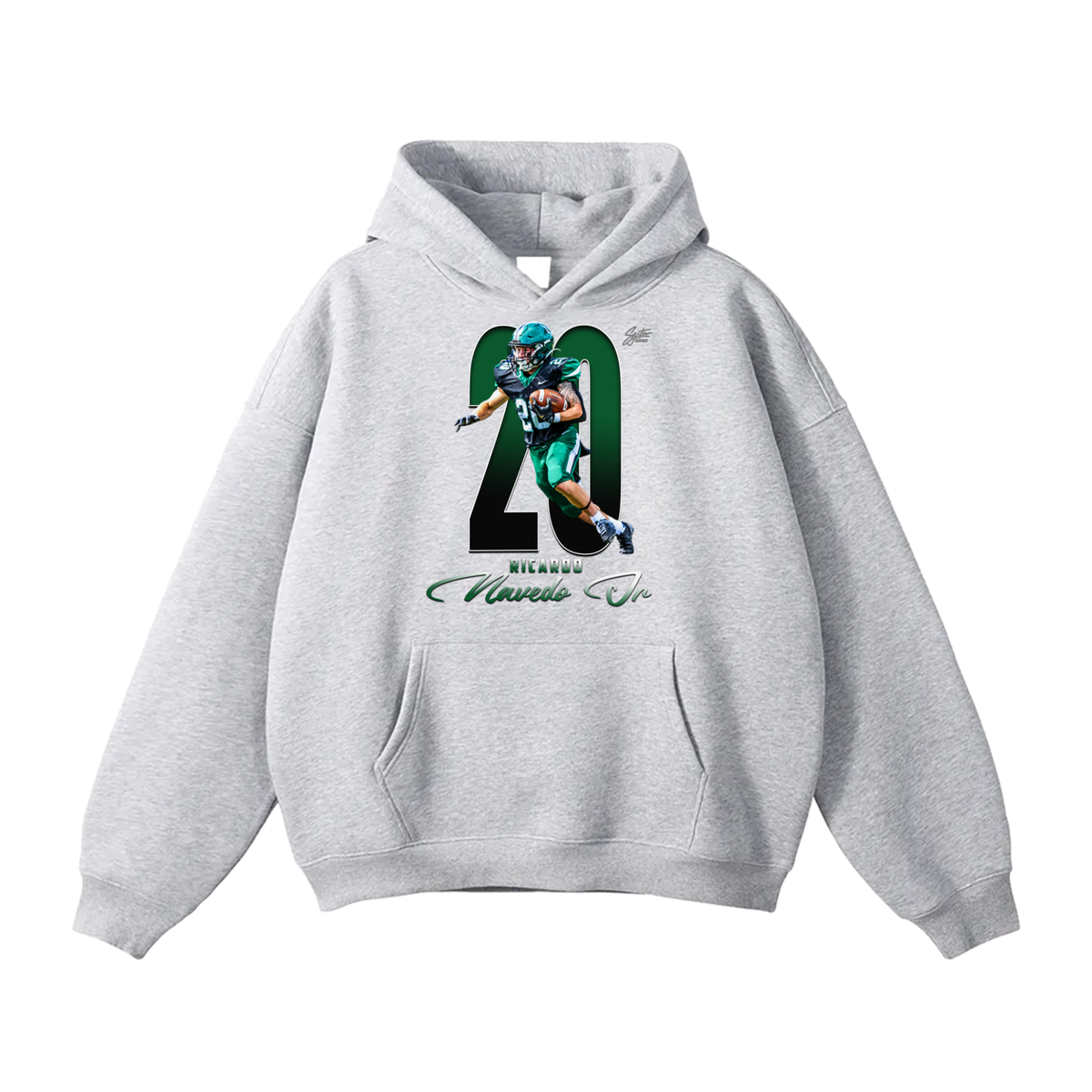 Ricardo Navedo Jr Oversize Fleeced Hoodie