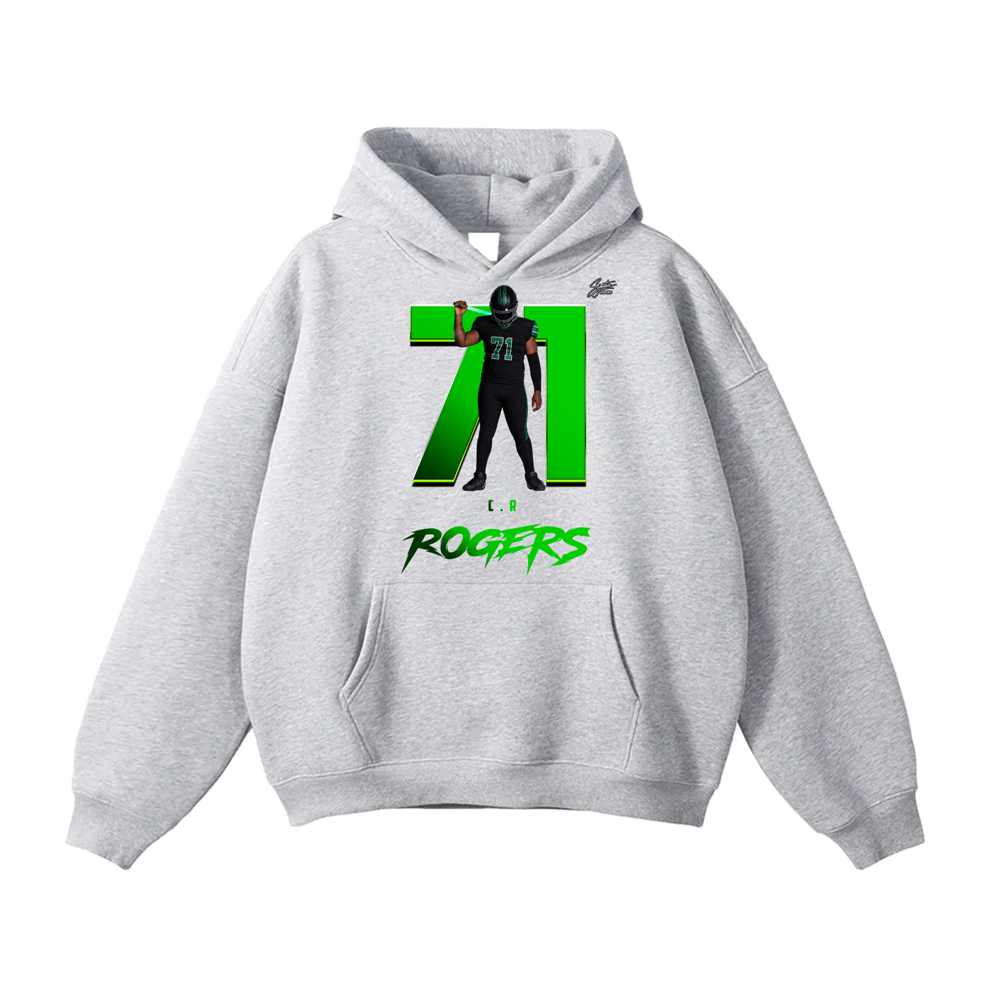 C.R Rogers Oversize Fleeced Hoodie