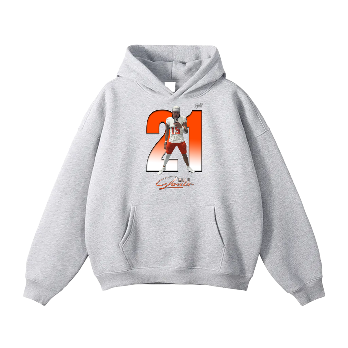 Jaiden Louis Oversize Fleeced Hoodie