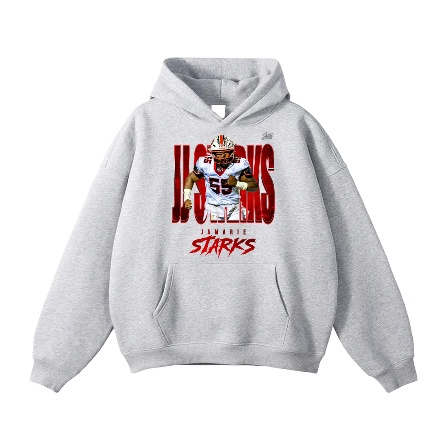Jamarie “JJ” Starks Oversize Fleeced Hoodie