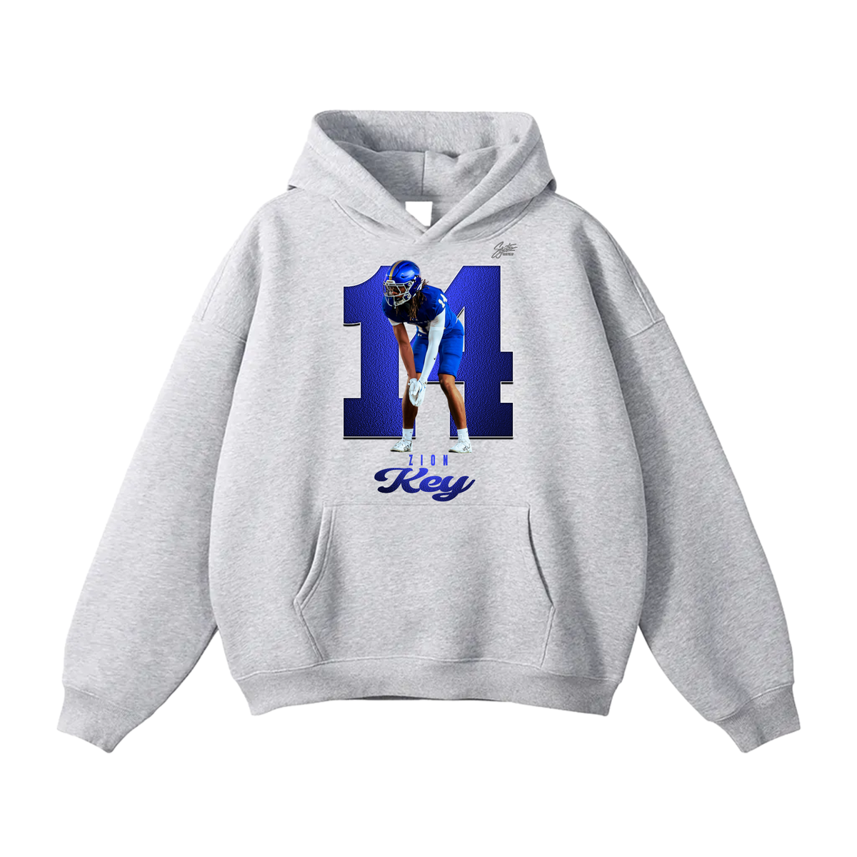 Zion Key Oversize Fleeced Hoodie