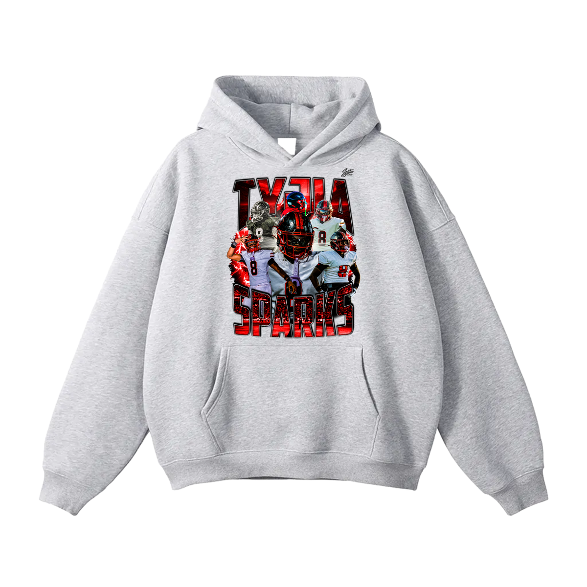 Tyjia Sparks Oversize Fleeced Hoodie