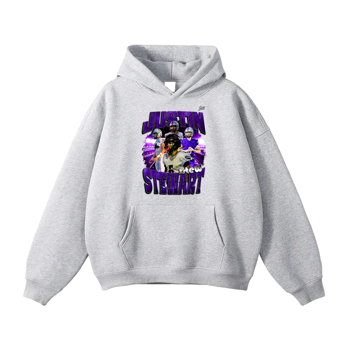 Justin Stewart Oversize Fleeced Hoodie