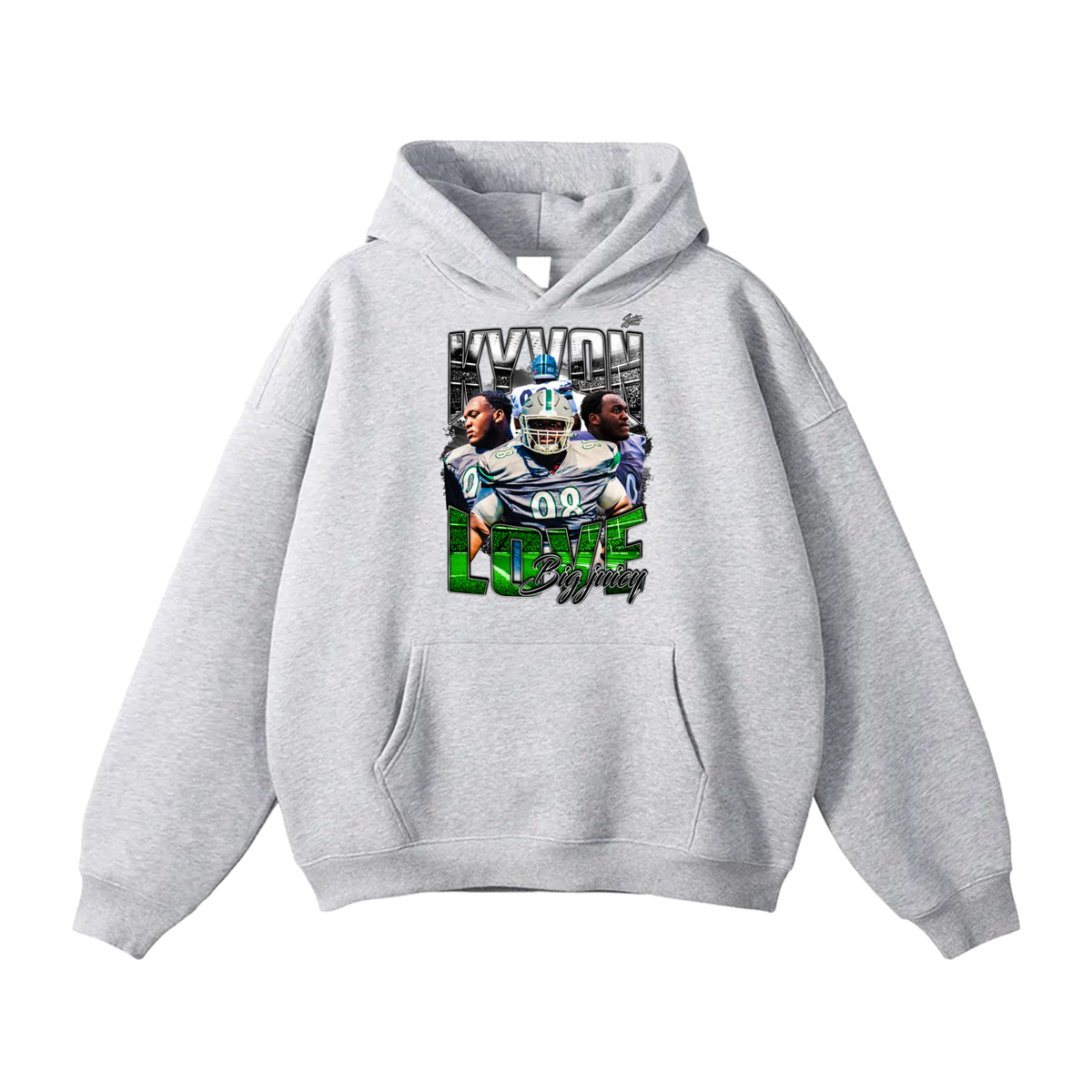Kyvon Love Oversize Fleeced Hoodie