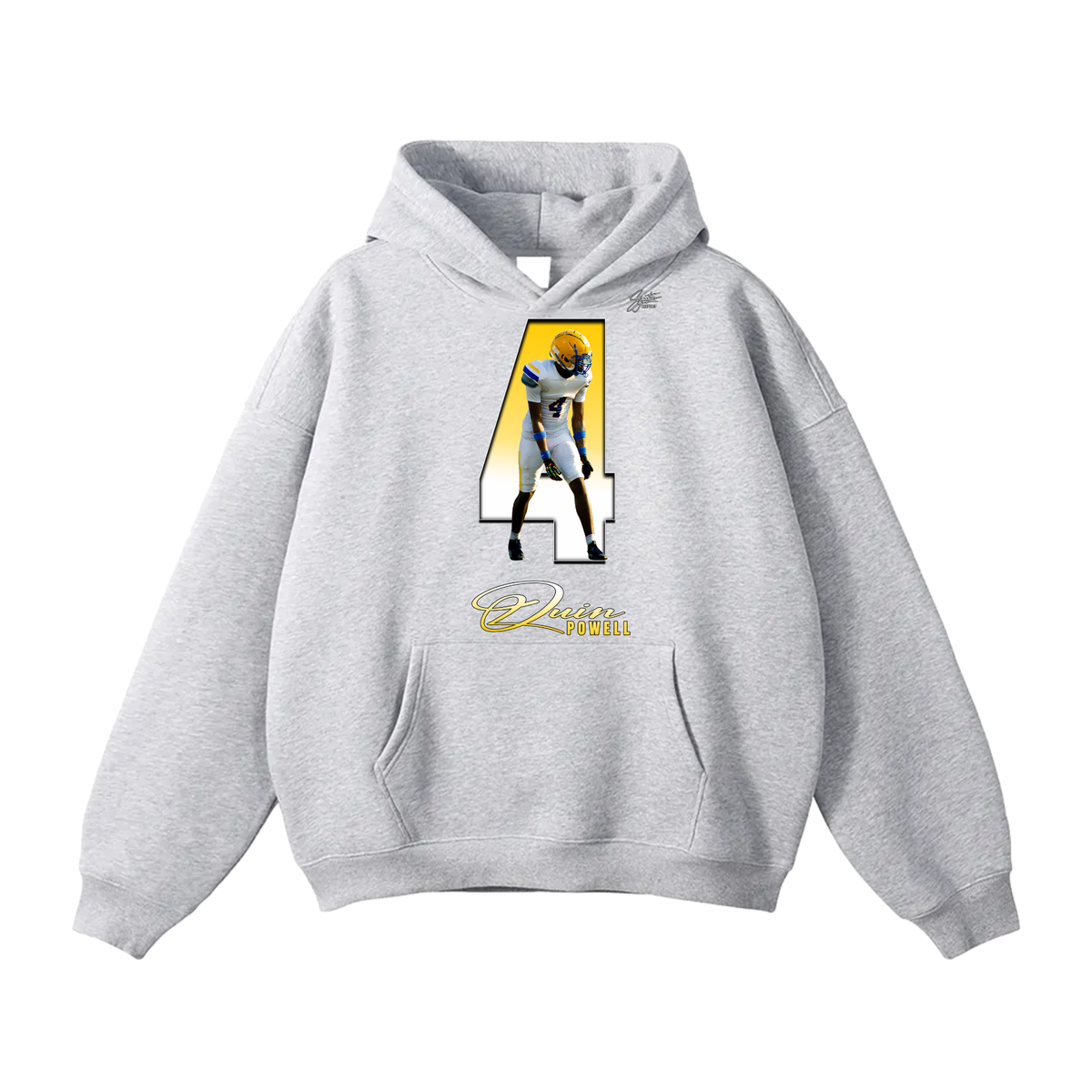 Quin Powell Oversize Fleeced Hoodie