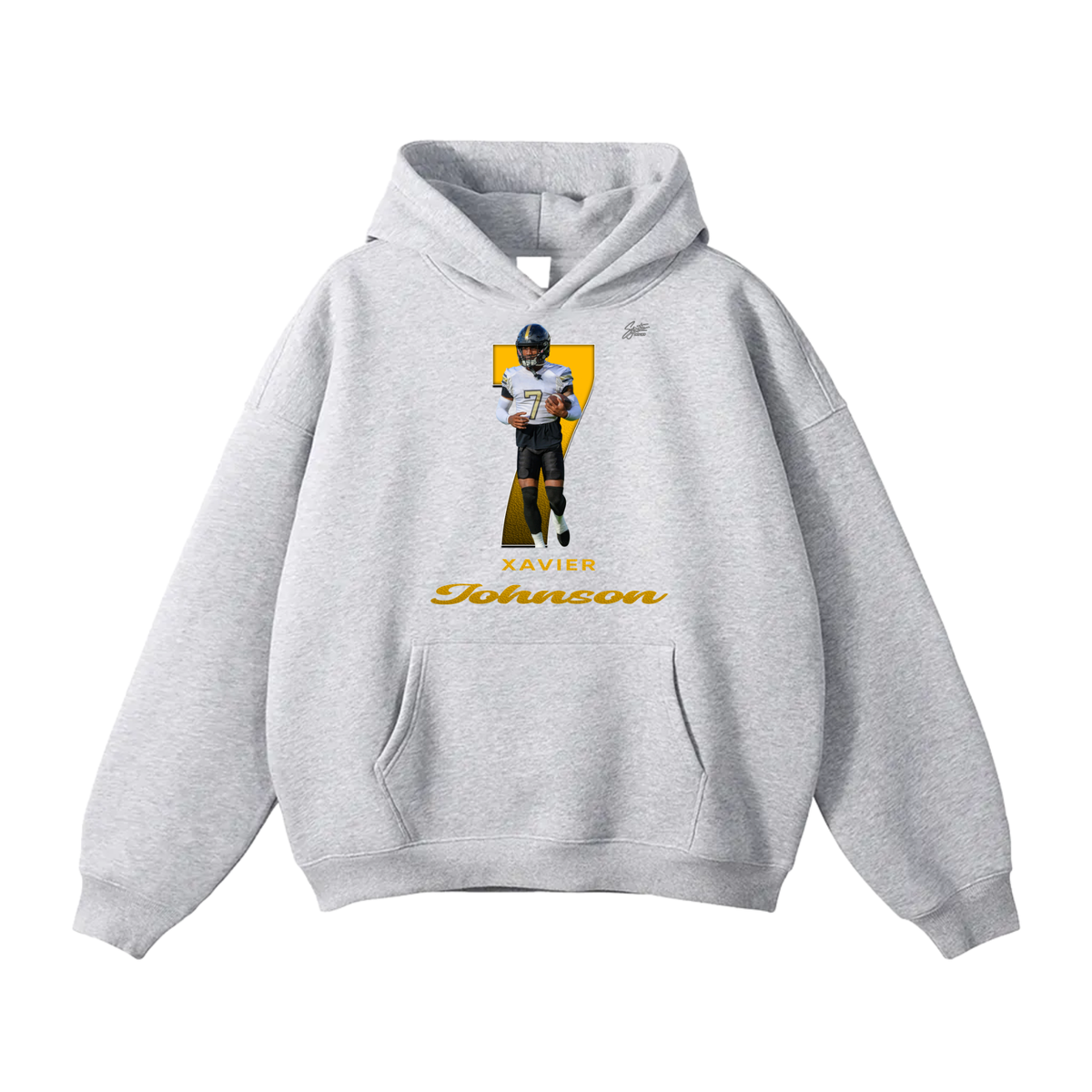 Xavier Johnson Oversize Fleeced Hoodie