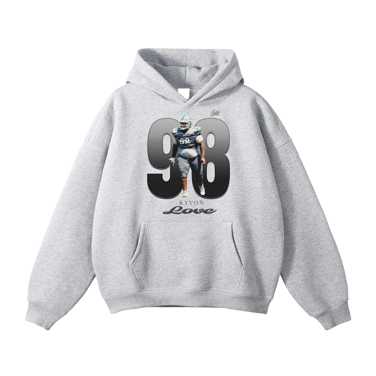 Kyvon Love Oversize Fleeced Hoodie