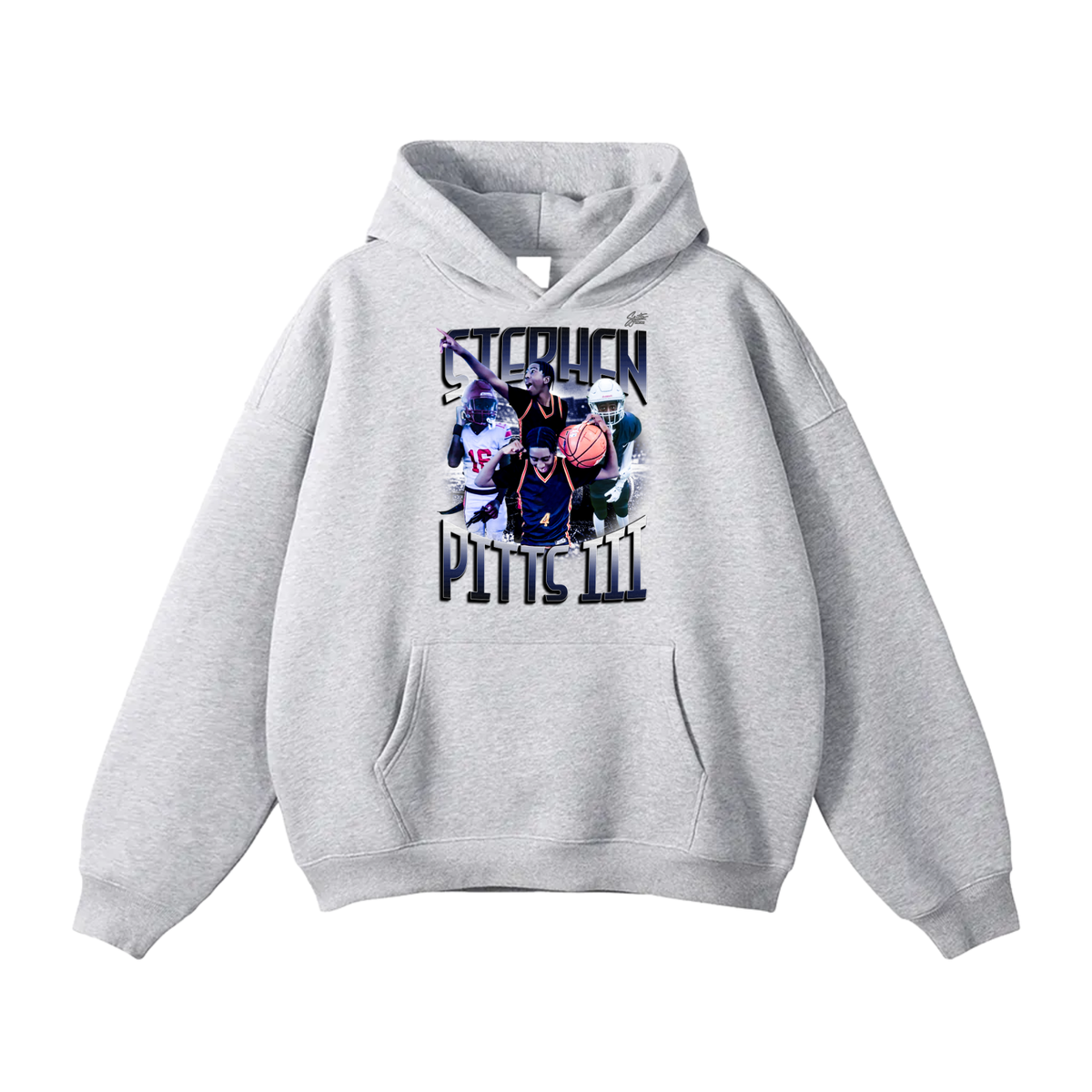 Stephen Pitts lll Oversize Fleeced Hoodie