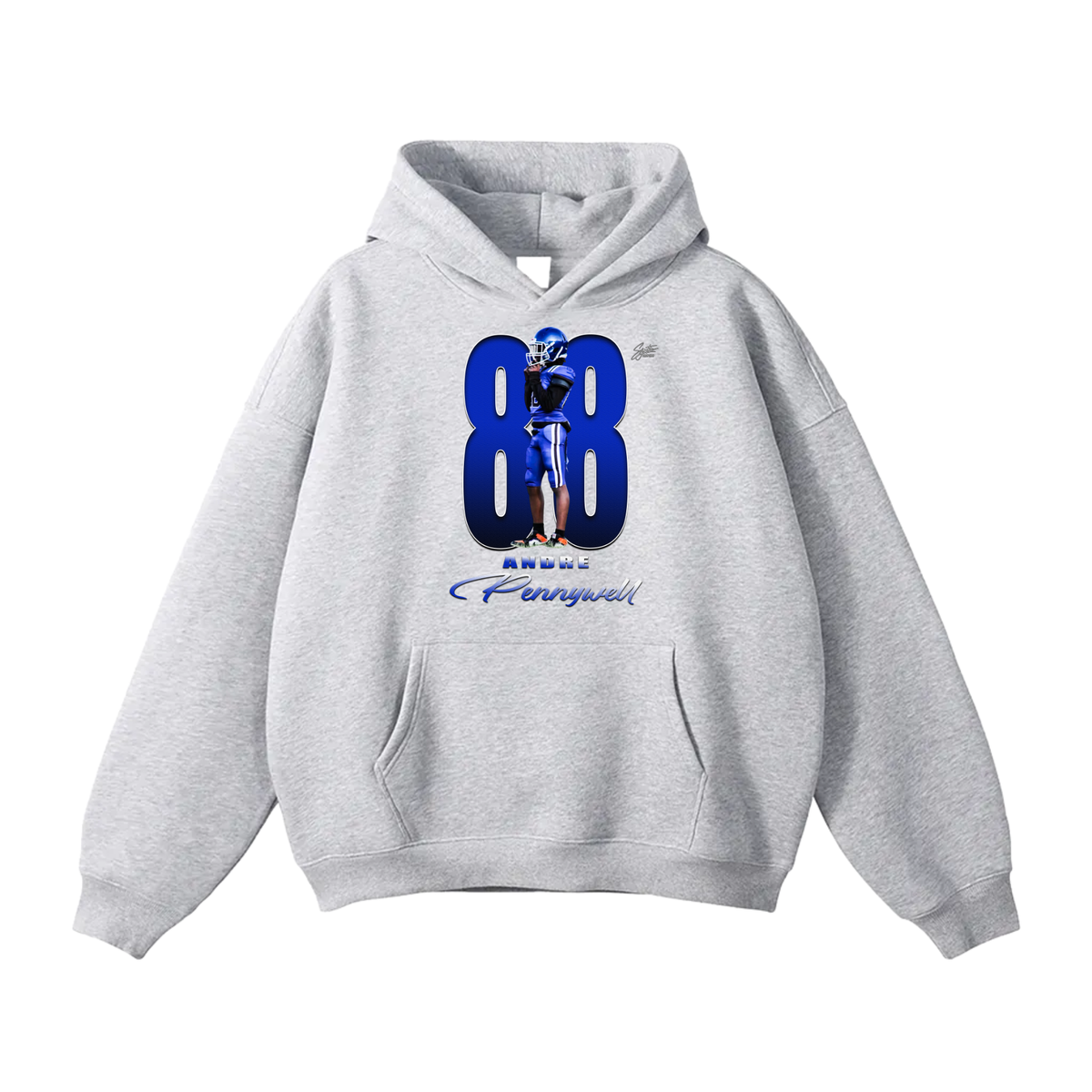 Andre Pennywell Oversize Fleeced Hoodie