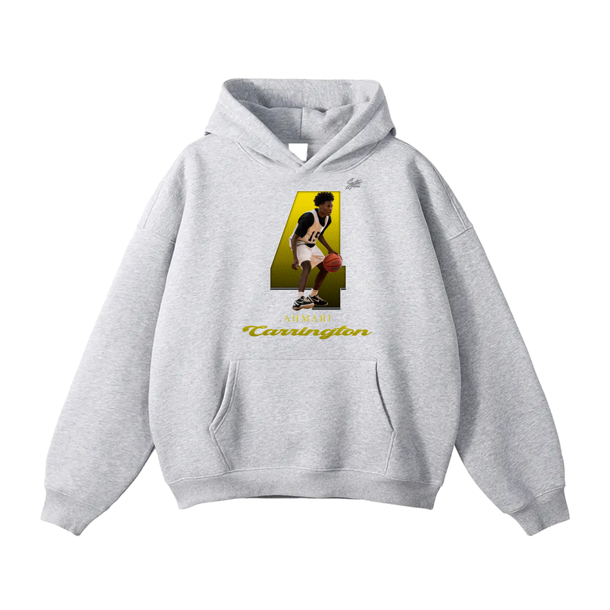 Ahmari Carrington Oversize Fleeced Hoodie