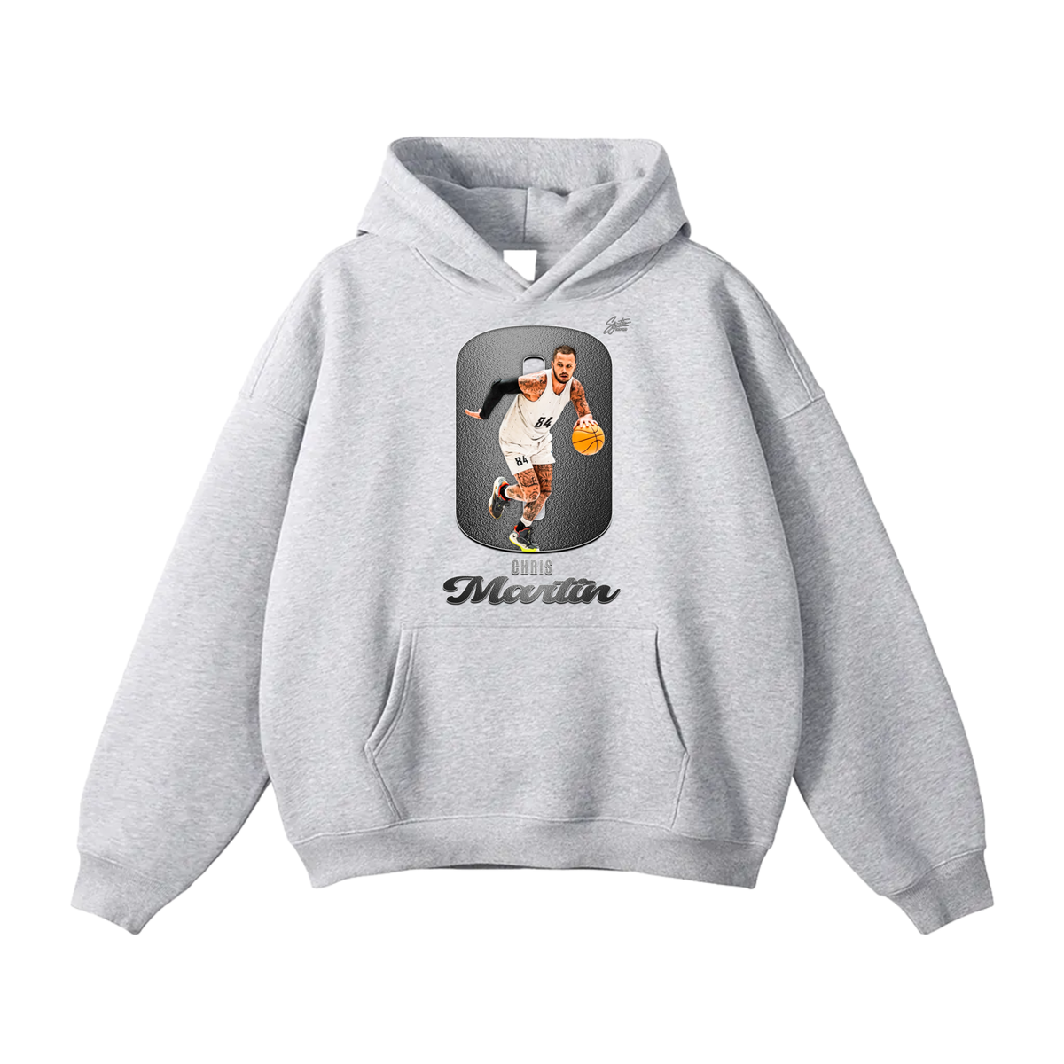 Chris Martin Oversize Fleeced Hoodie