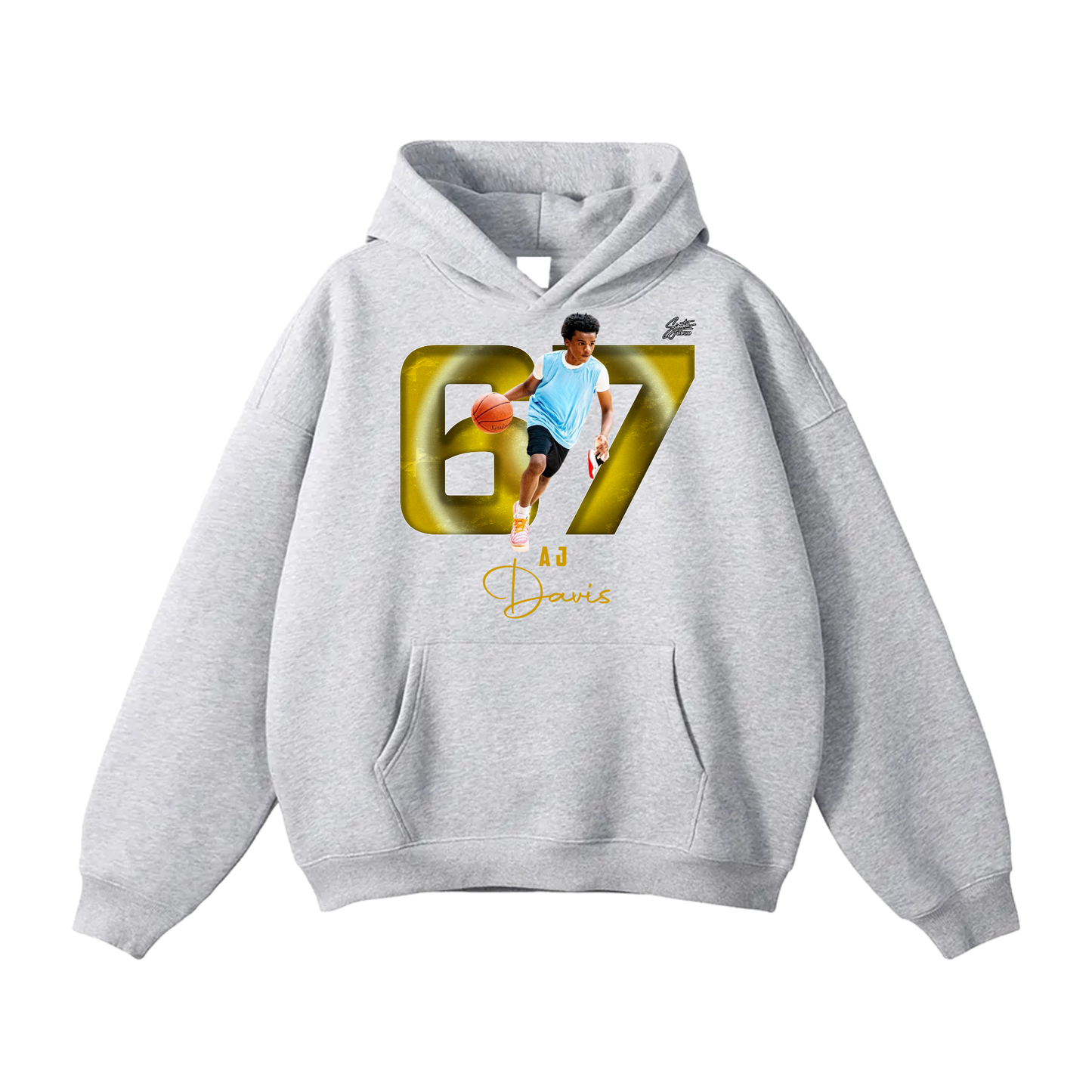 Aj Davis Oversize Fleeced Hoodie