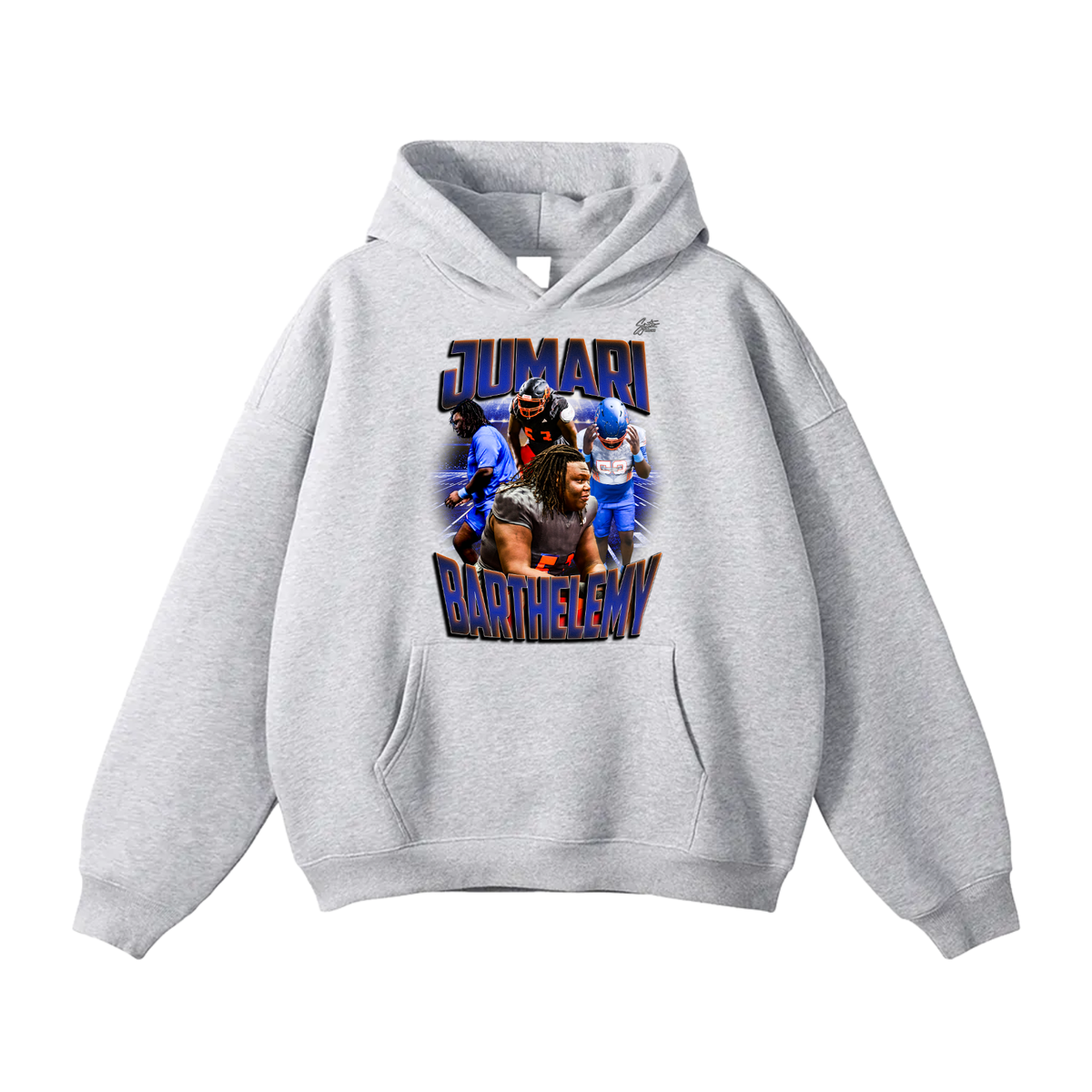 Jumari Barthelemy Oversize Fleeced Hoodie