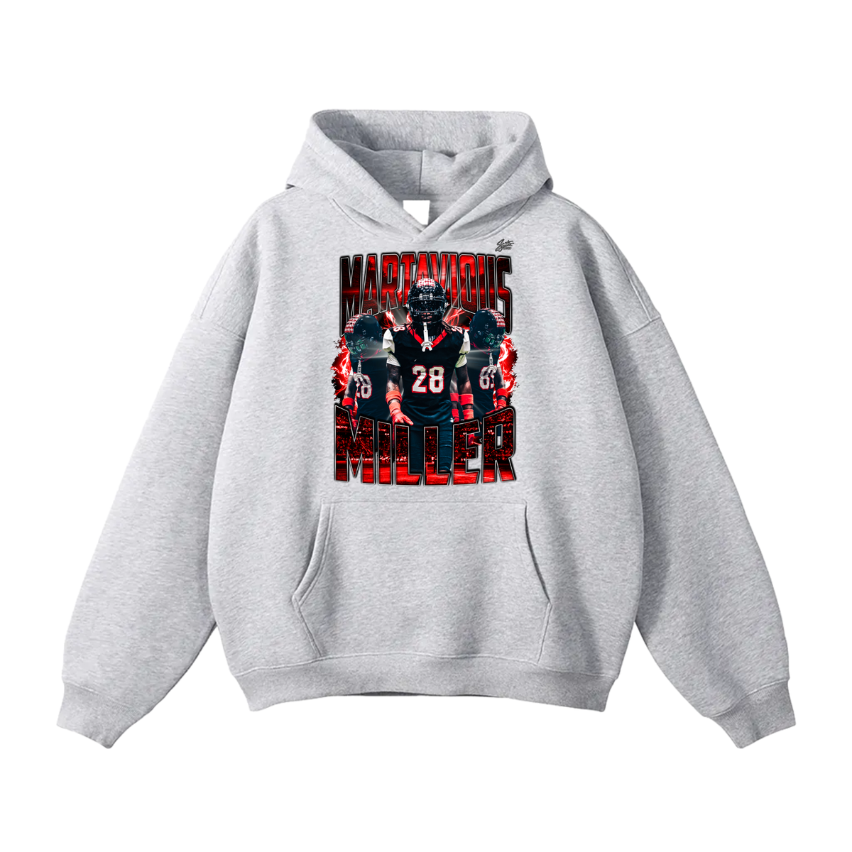 Martavious Miller Oversize Fleeced Hoodie