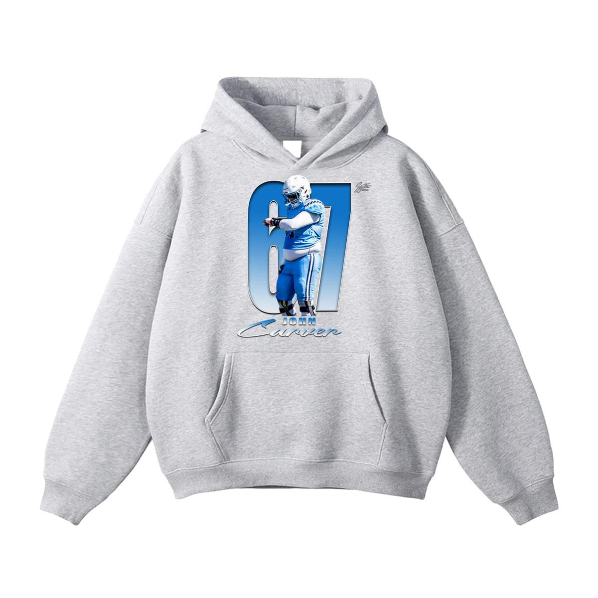 John Carver Oversize Fleeced Hoodie
