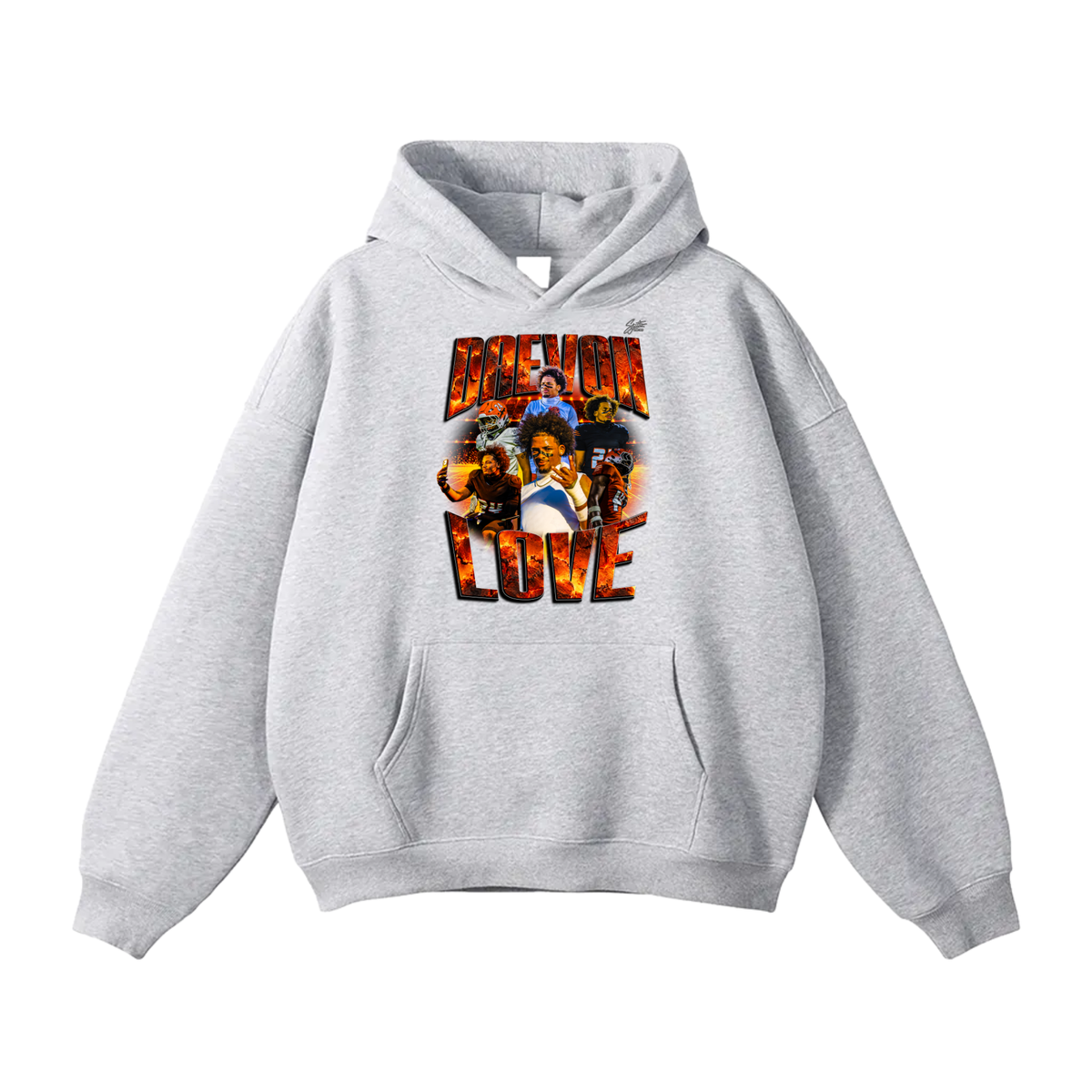 Daevon love Oversize Fleeced Hoodie