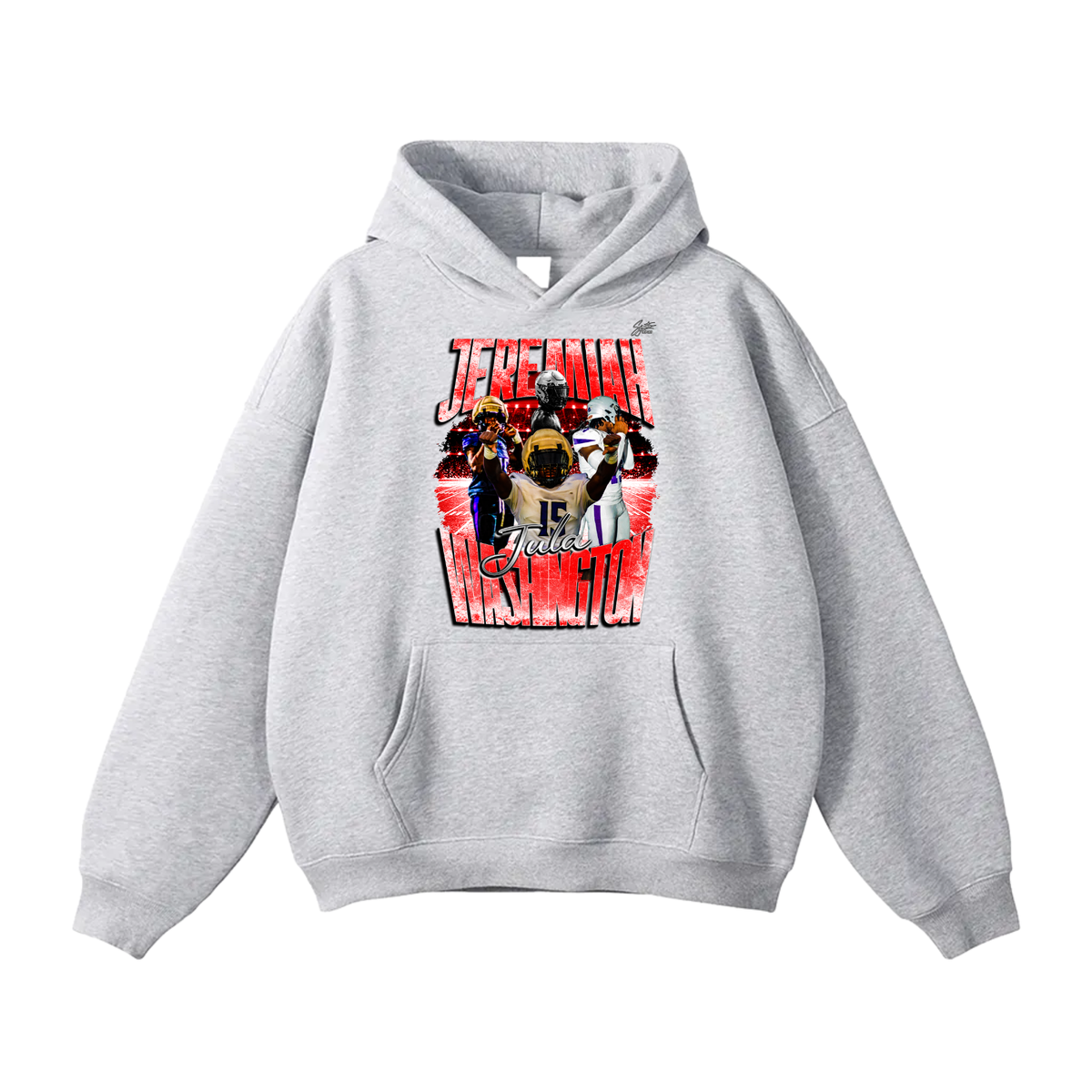 Jeremiah Washington Oversize Fleeced Hoodie