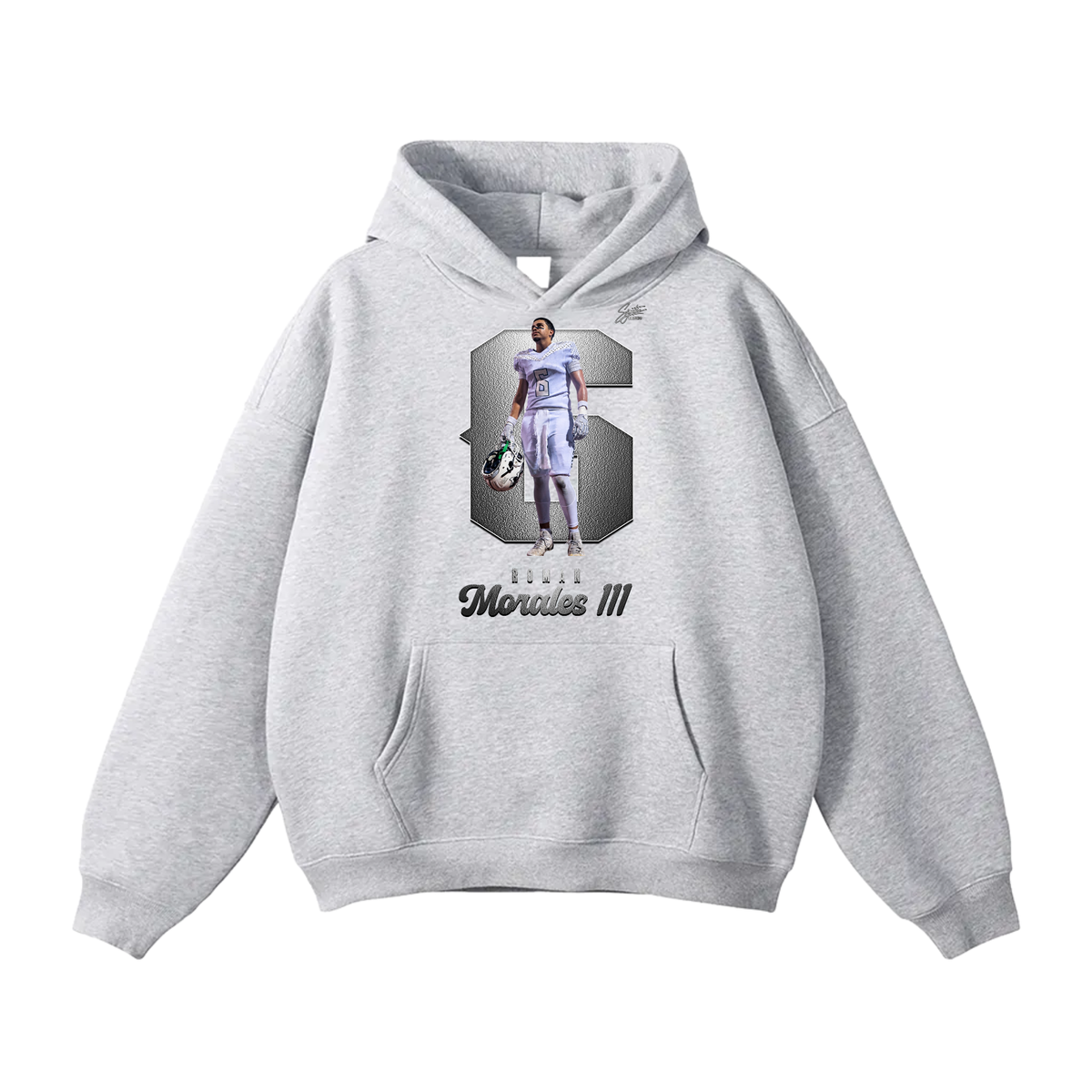Roman Morales lll Oversize Fleeced Hoodie