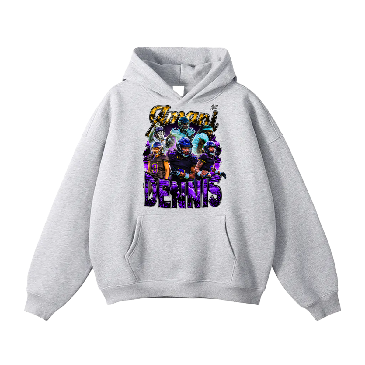 Amani Dennis Oversize Fleeced Hoodie