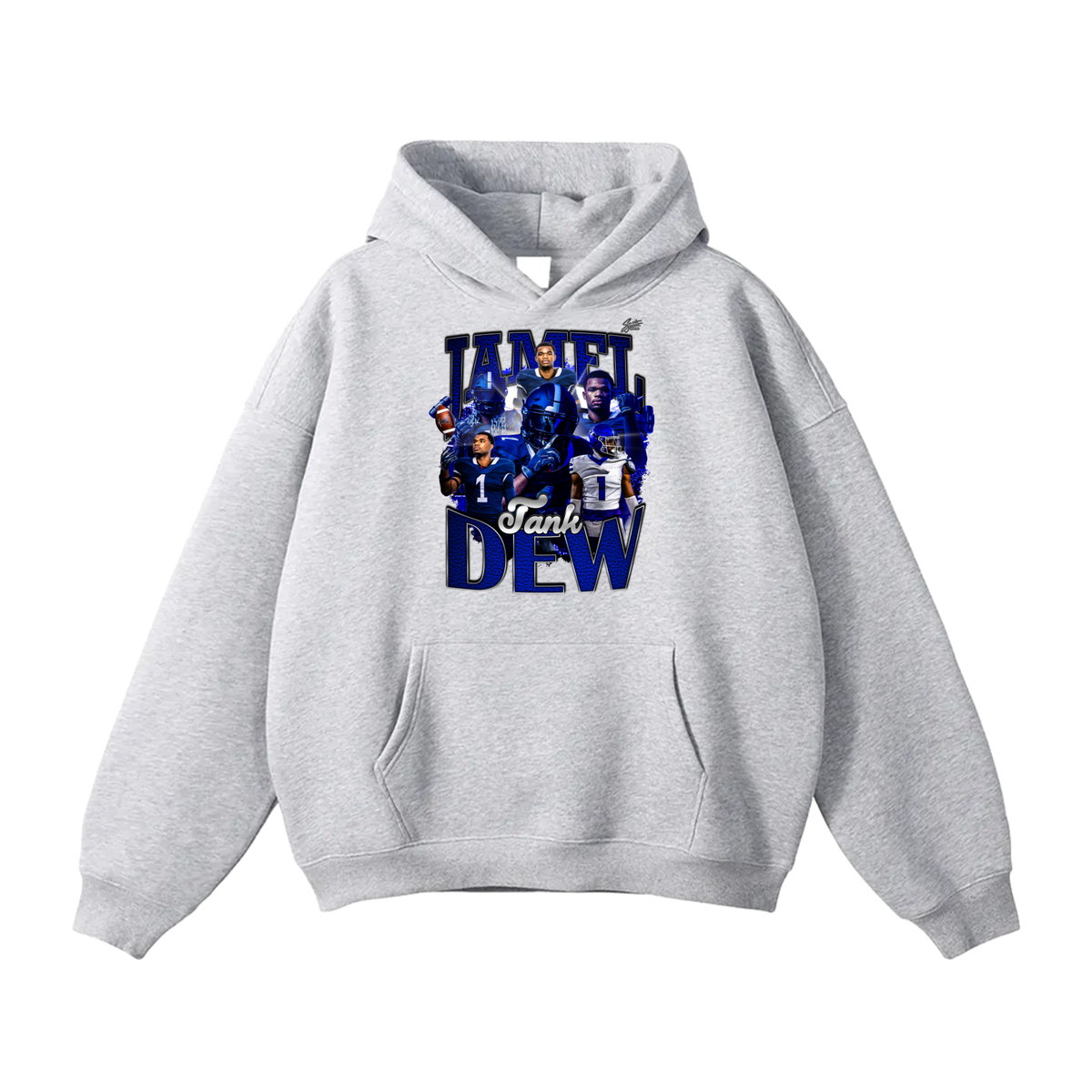 Jamel Dew Oversize Fleeced Hoodie