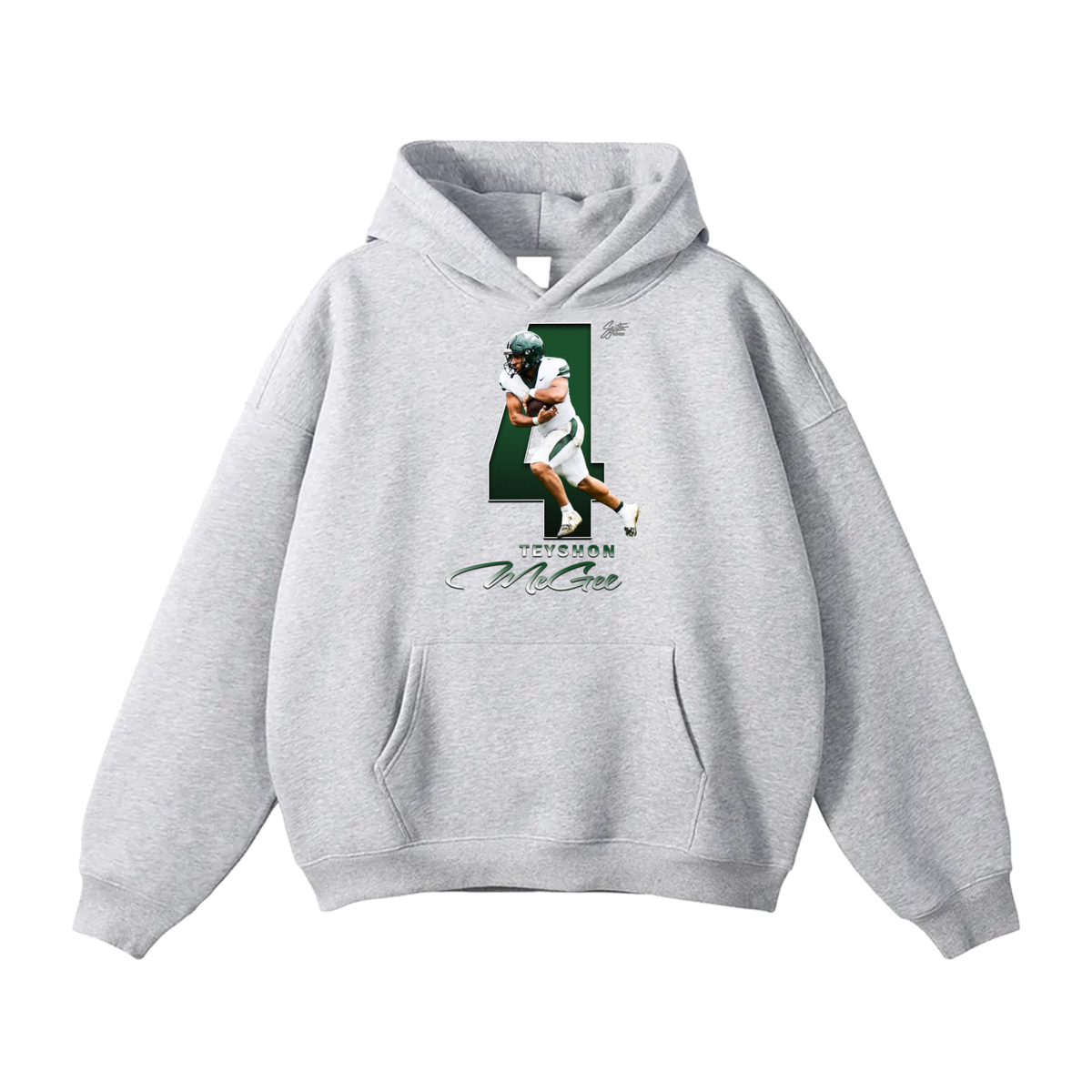 Teyshon Mcgee Oversize Fleeced Hoodie