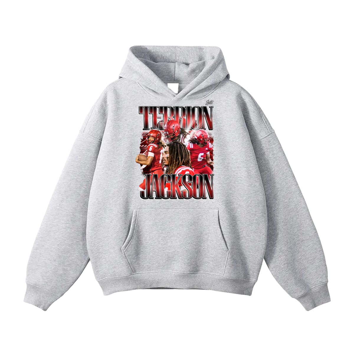 Terrion Jackson Oversize Fleeced Hoodie