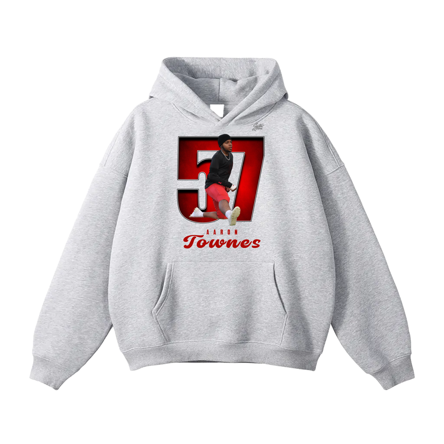 Aaron Townes Oversize Fleeced Hoodie