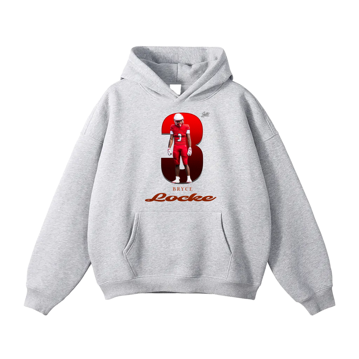 Bryce Locke Oversize Fleeced Hoodie