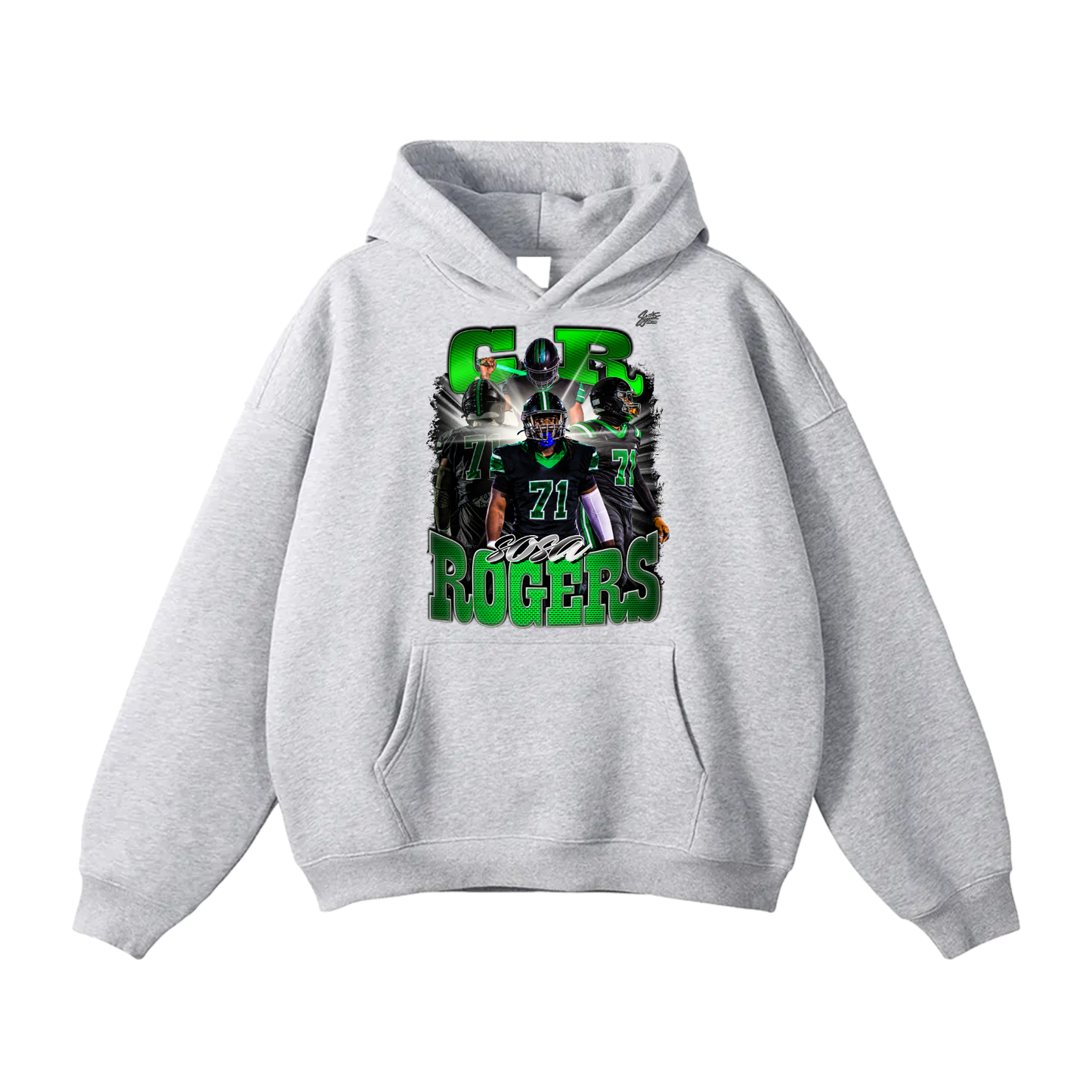 C.R Rogers Oversize Fleeced Hoodie