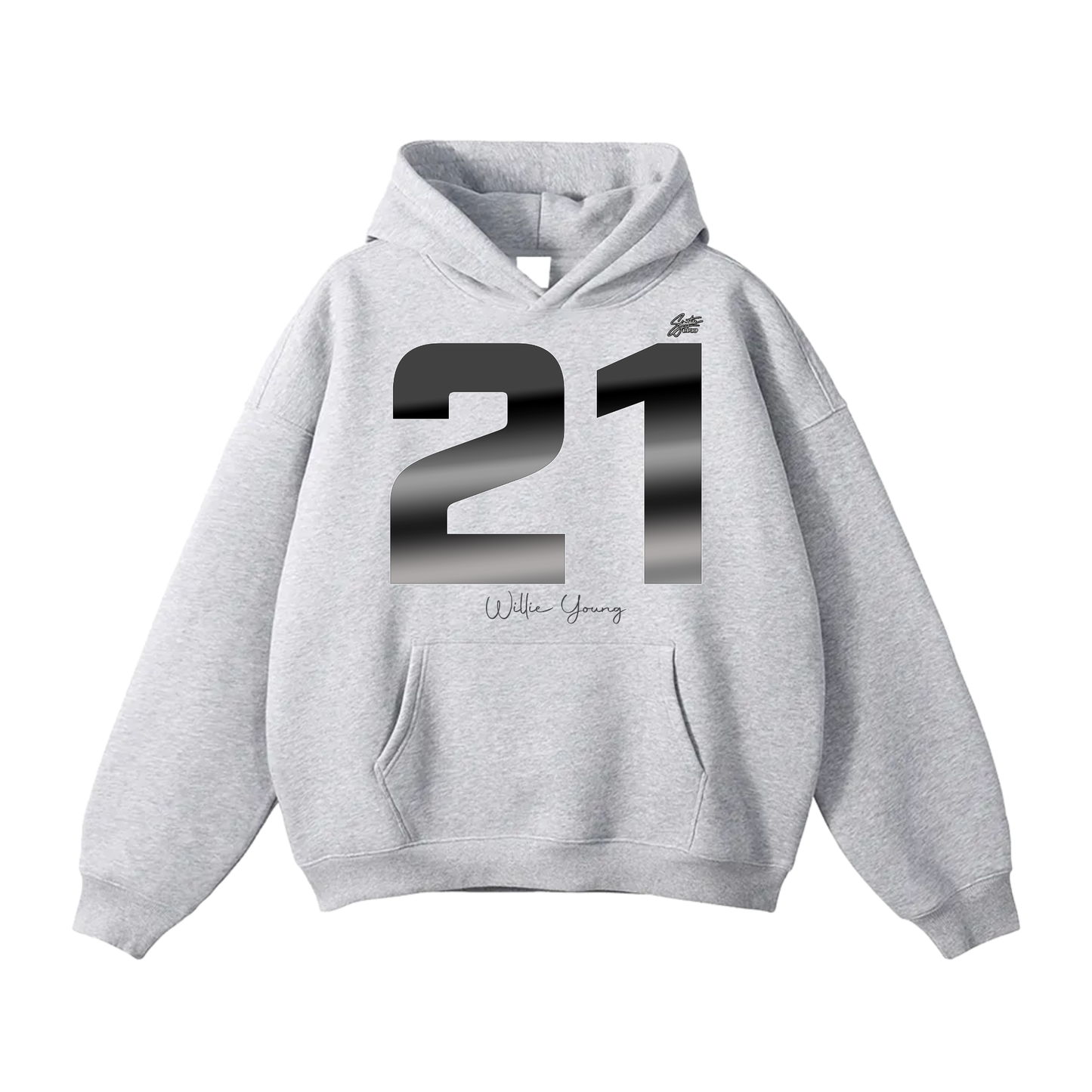 Willie Young Oversize Fleeced Hoodie