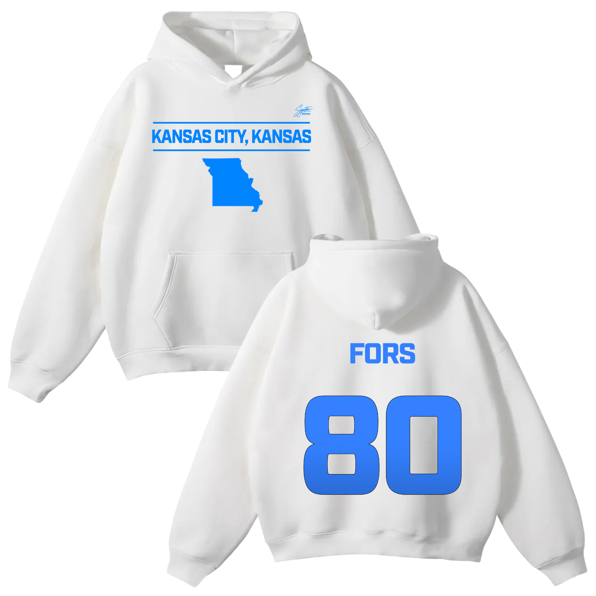 Hudson Fors Oversize Fleeced Hoodie