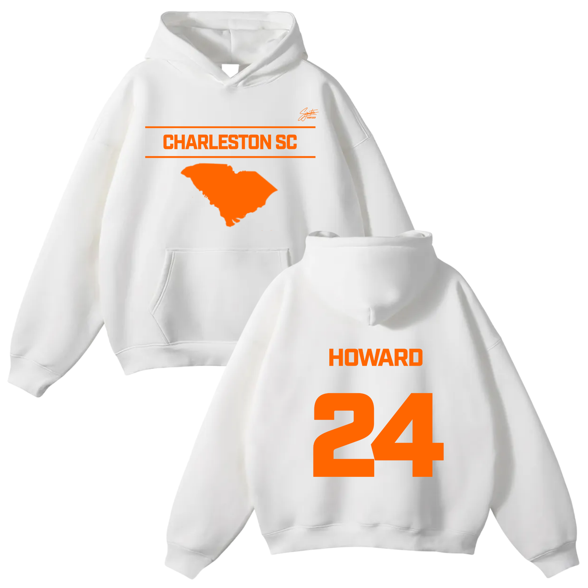 Ryian Howard Oversize Fleeced Hoodie
