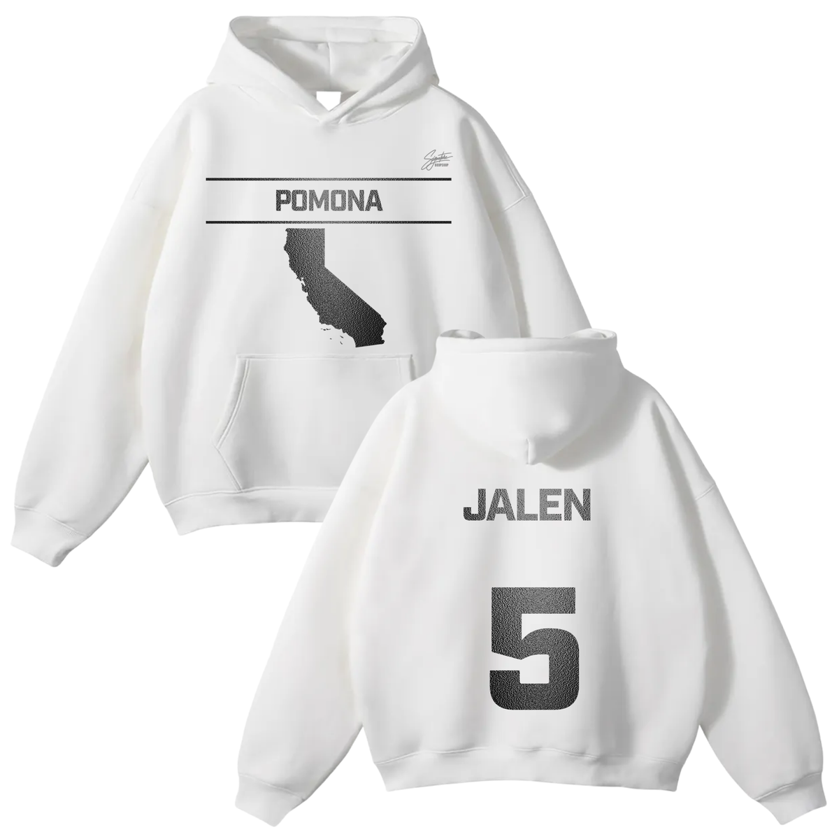 Jalen gamble Oversize Fleeced Hoodie