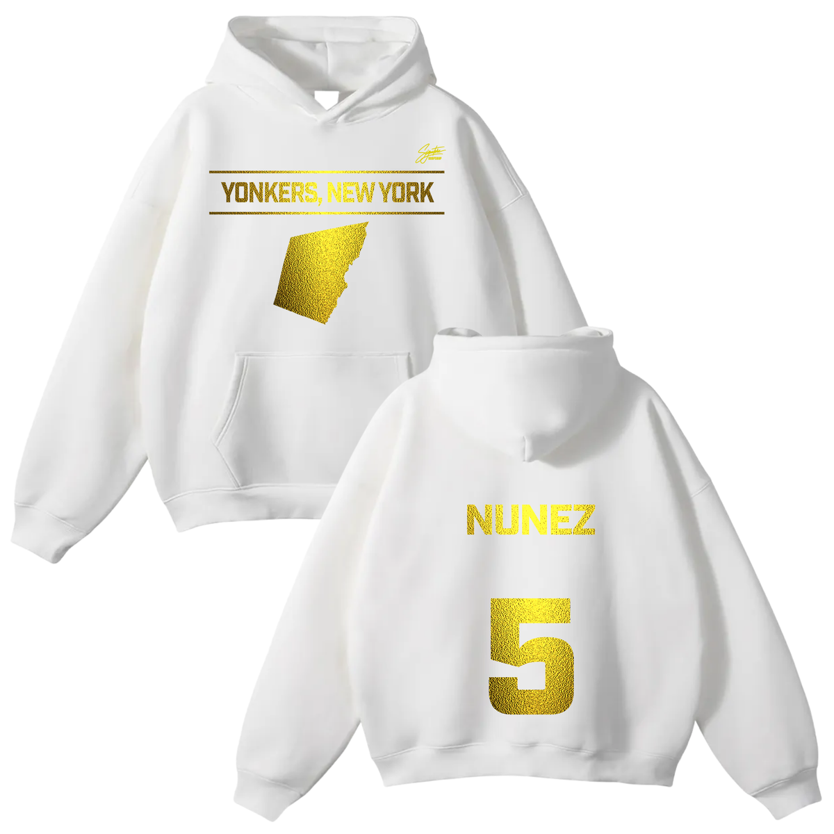 JL Nunez Oversize Fleeced Hoodie