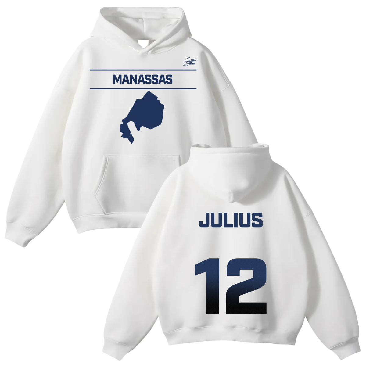 Julius Quinn Oversize Fleeced Hoodie