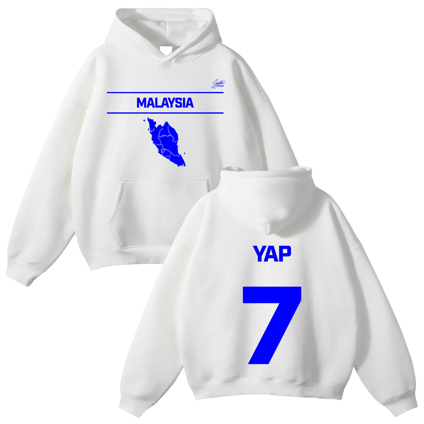 Hao Yu Yap Oversize Fleeced Hoodie