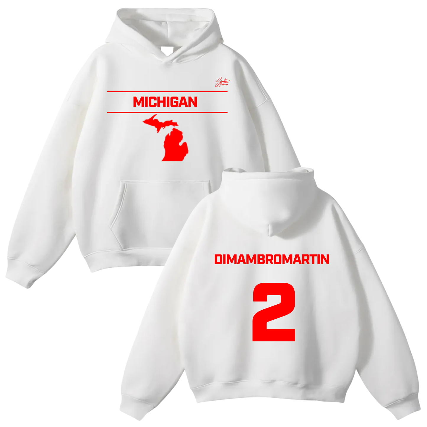 Bruce Dimambromartin Oversize Fleeced Hoodie