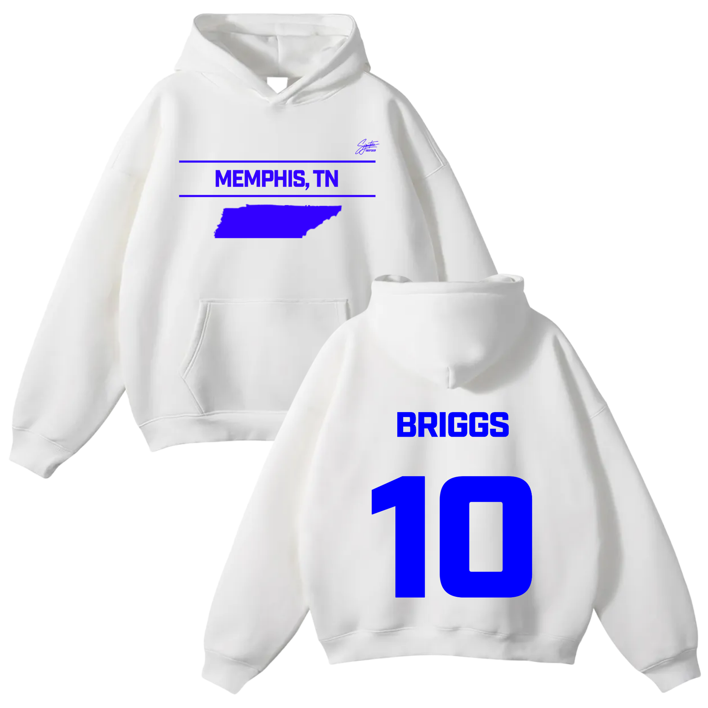 DeUndre Briggs Oversize Fleeced Hoodie