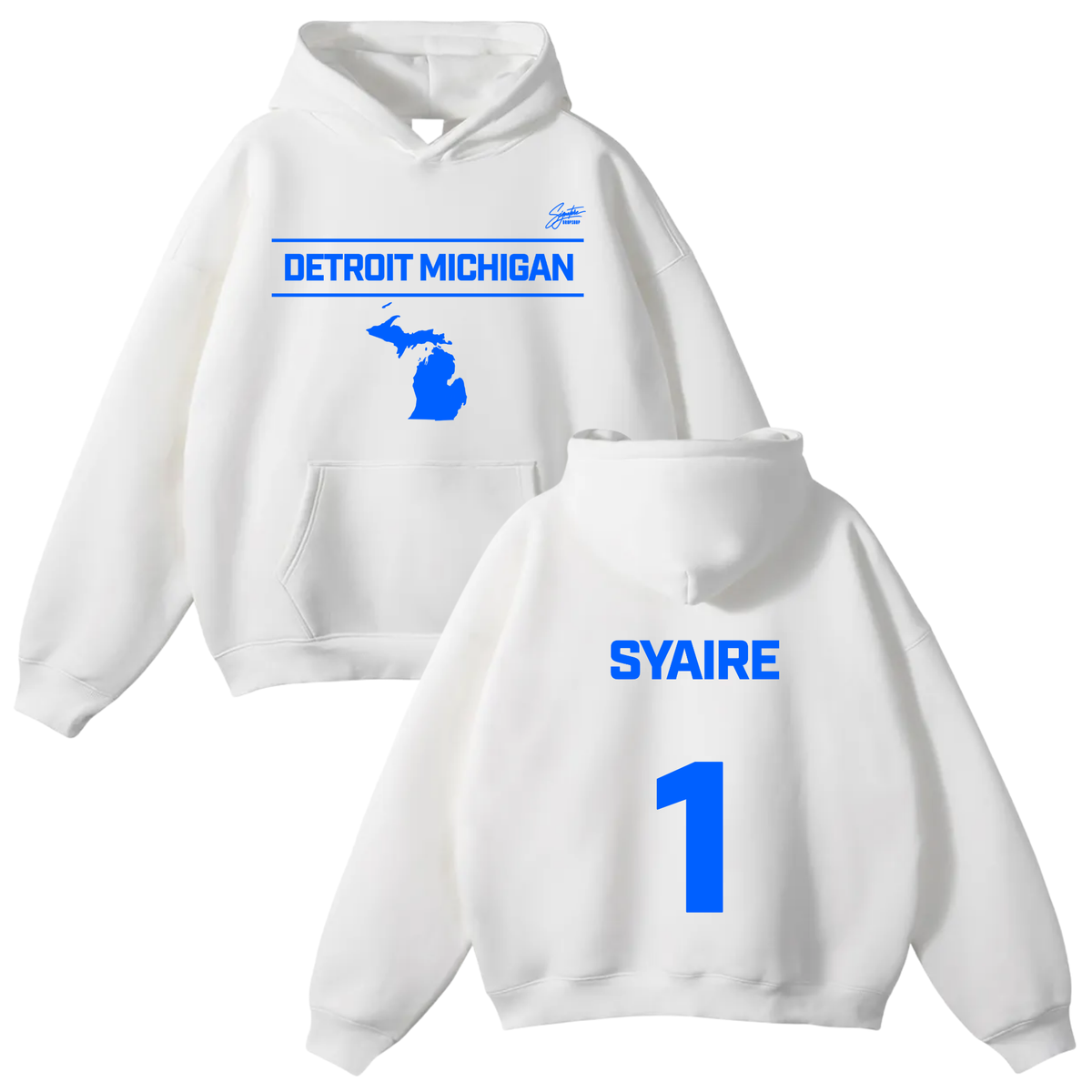 Syaire Davis Oversize Fleeced Hoodie