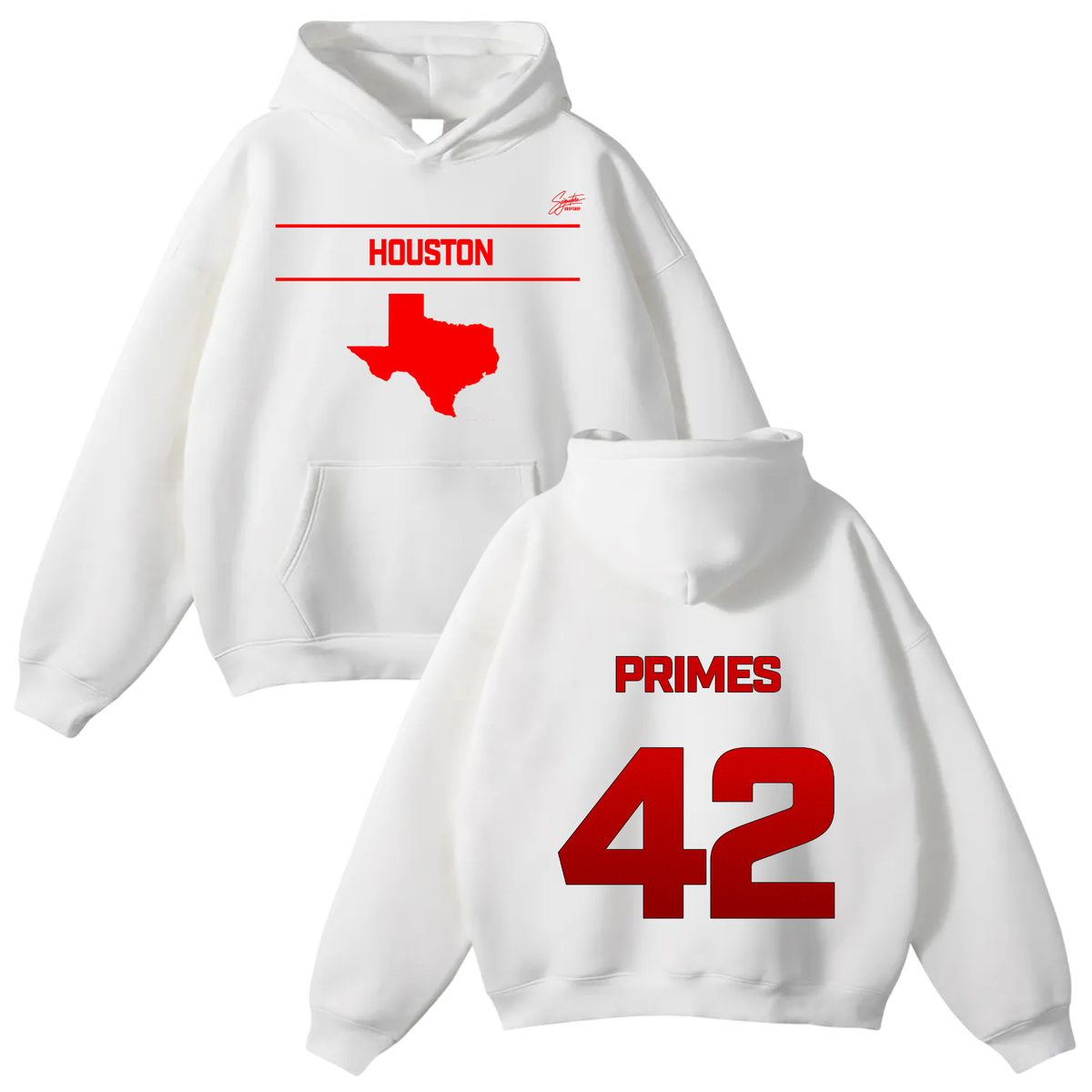 Ddarrin primes Oversize Fleeced Hoodie
