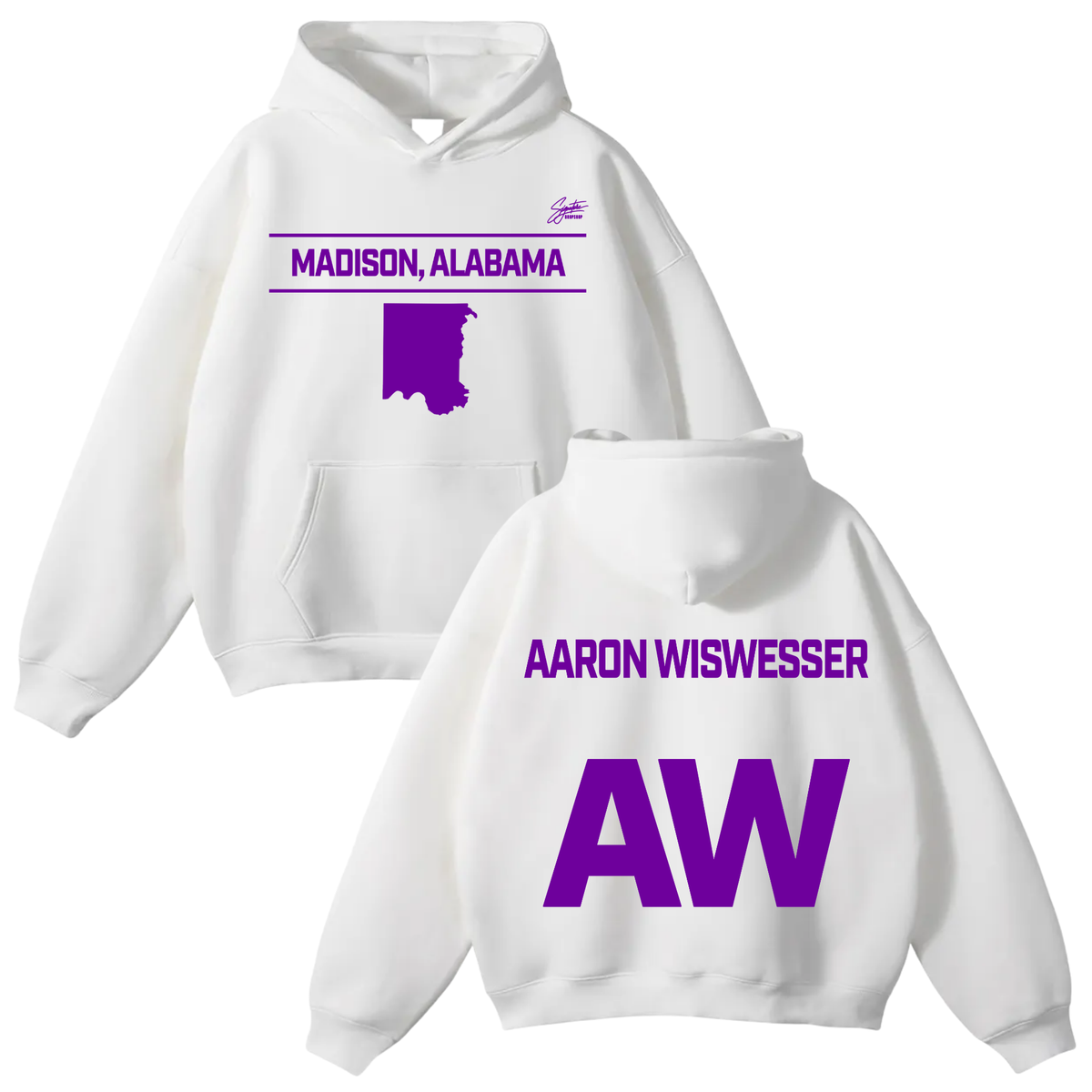 Aaron Wiswesser Oversize Fleeced Hoodie