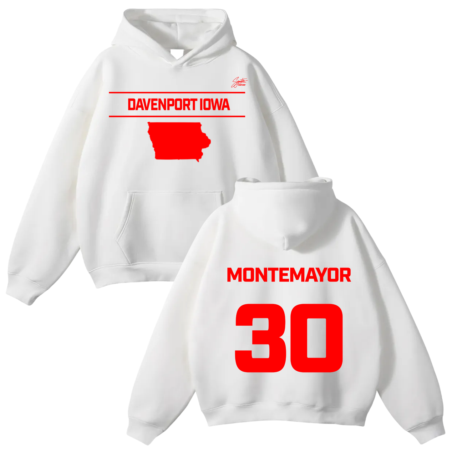 Santi Montemayor Oversize Fleeced Hoodie