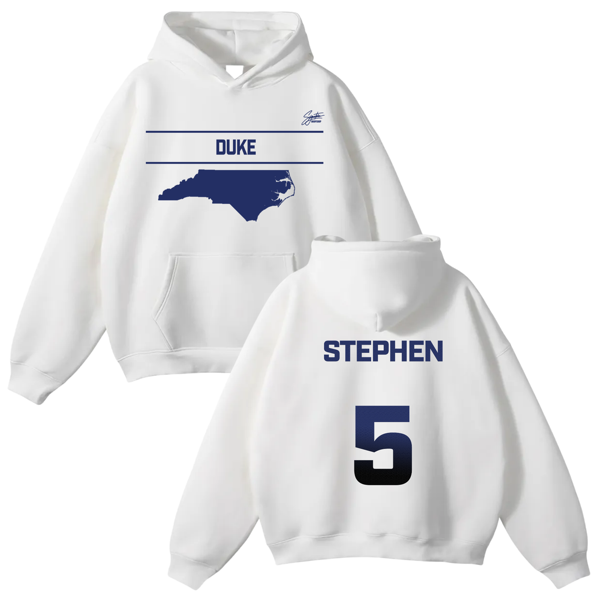 Stephen Pitts lll Oversize Fleeced Hoodie