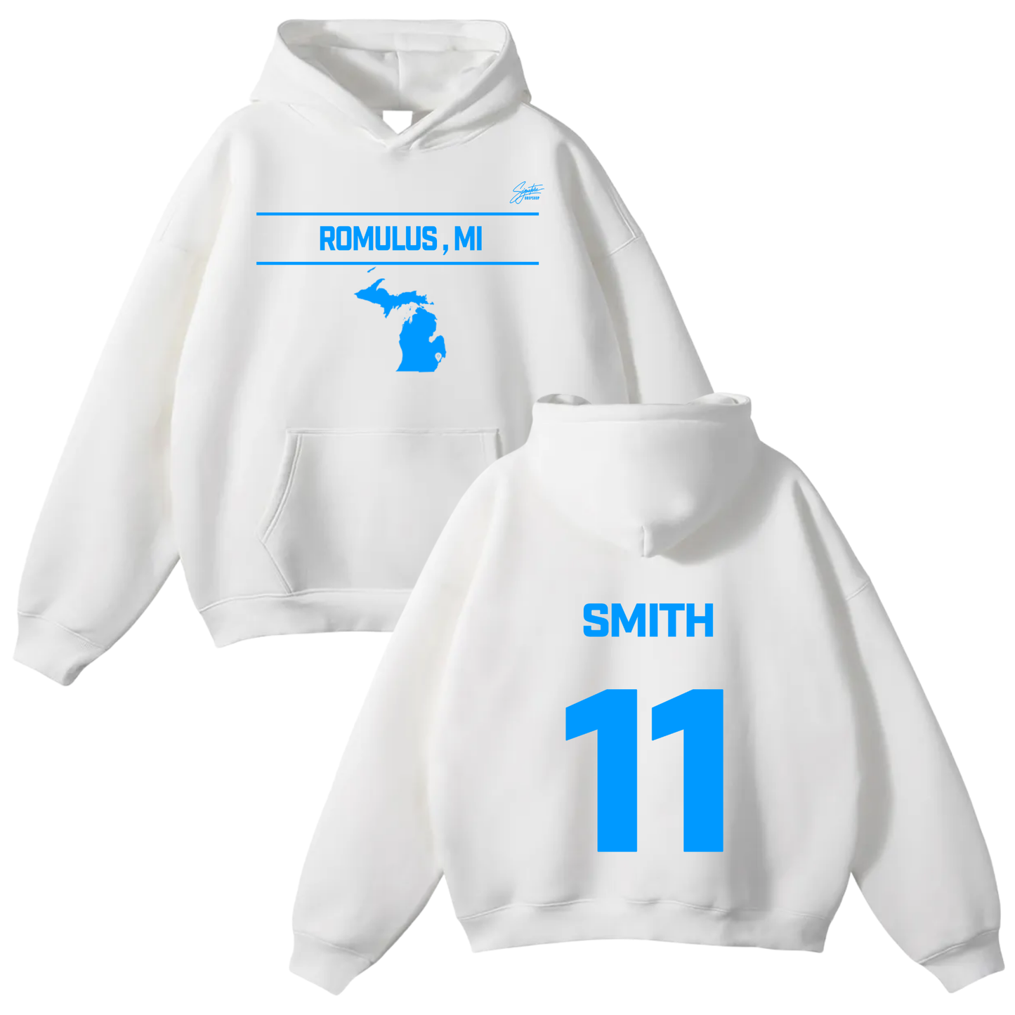 Antonio Smith Oversize Fleeced Hoodie