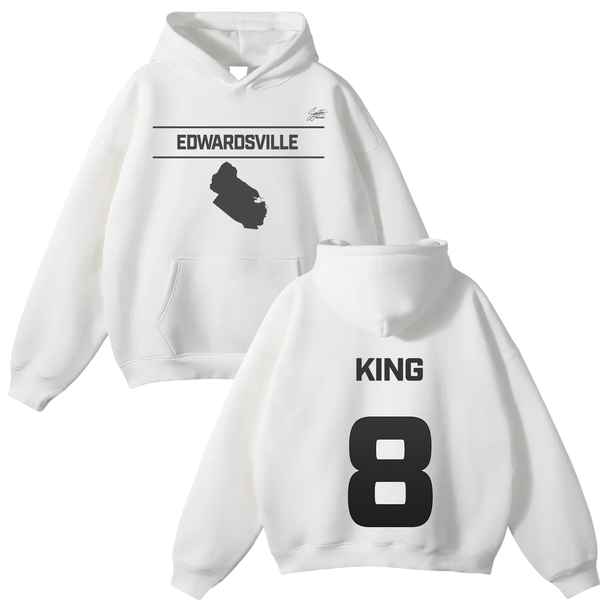 Joe King Oversize Fleeced Hoodie