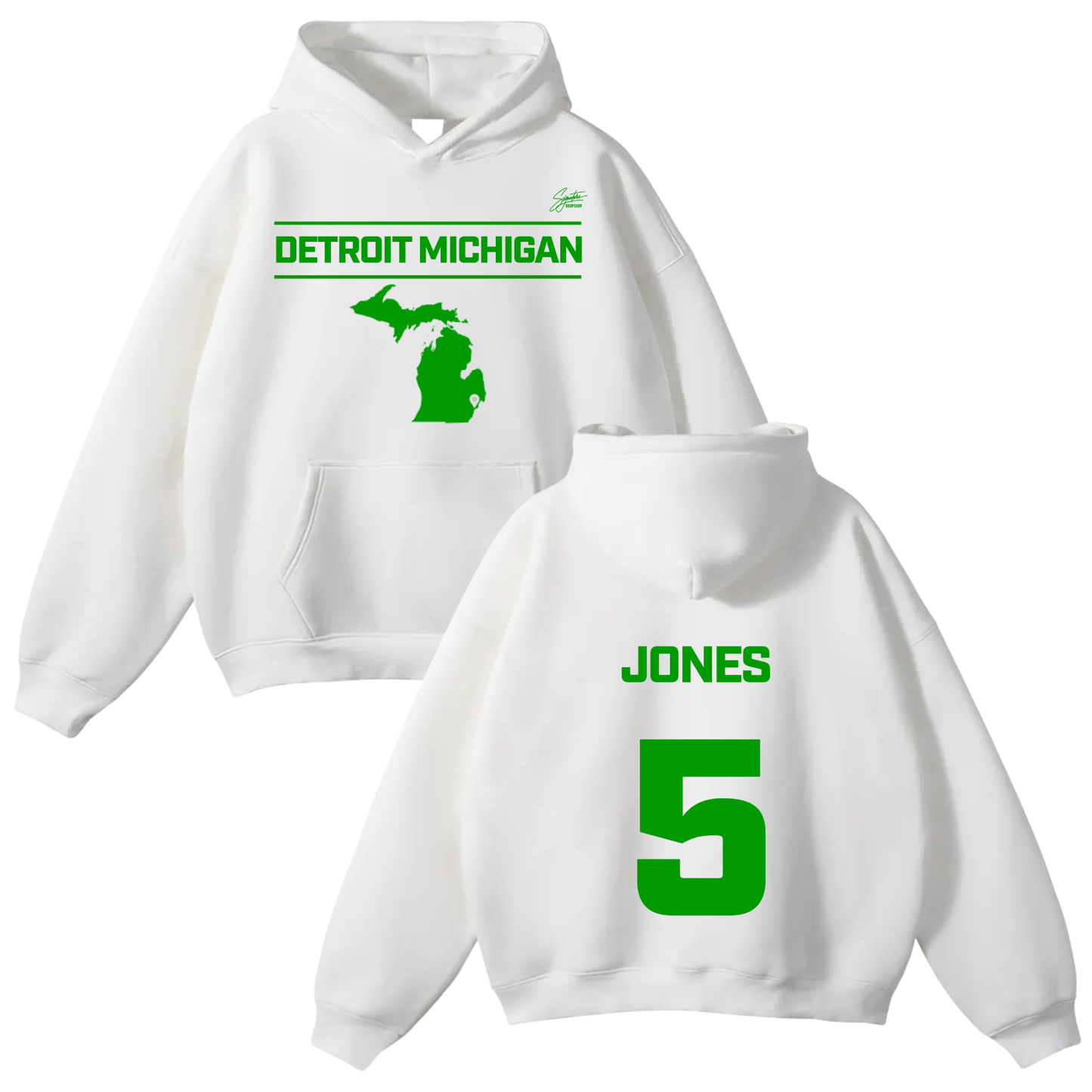 Braylon Jones Oversize Fleeced Hoodie