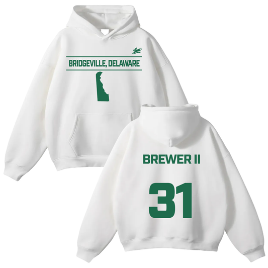 Michael Brewer II Oversize Fleeced Hoodie