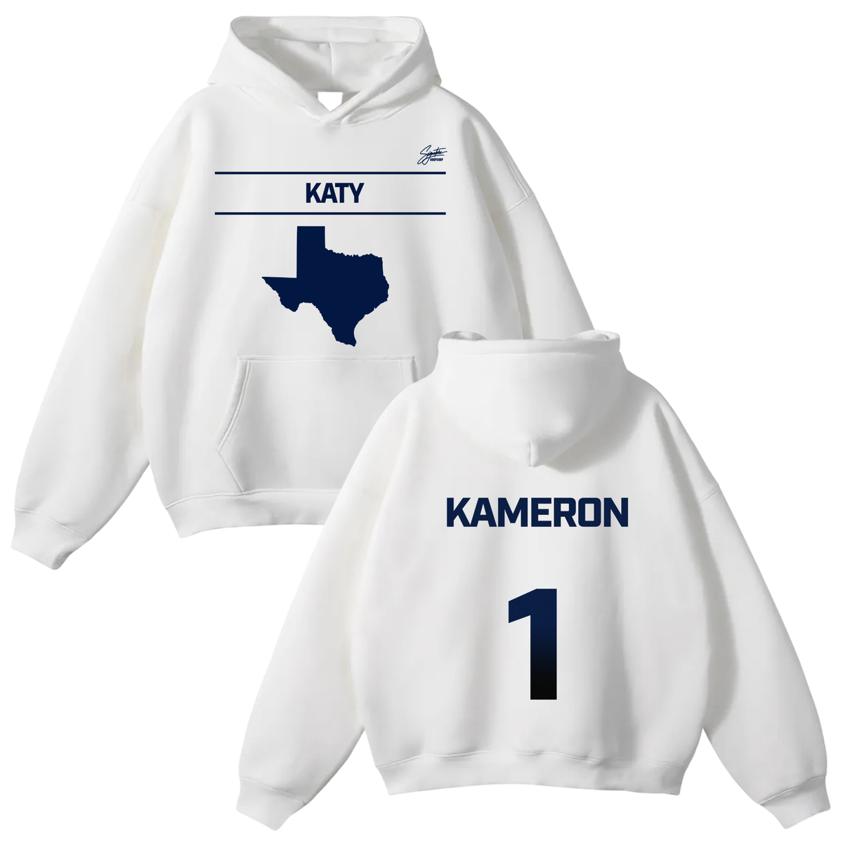 Kameron Roberson Oversize Fleeced Hoodie
